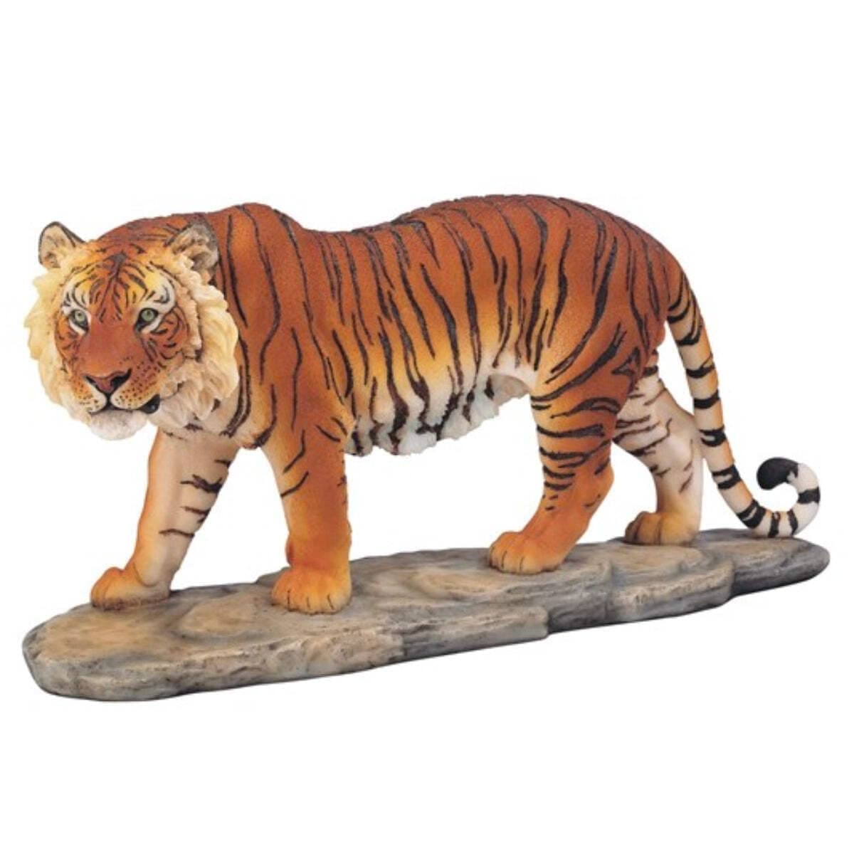 George S. Chen Imports Plastic Bengal Tiger Collectible Figurine (SS-G-11449, Brown)