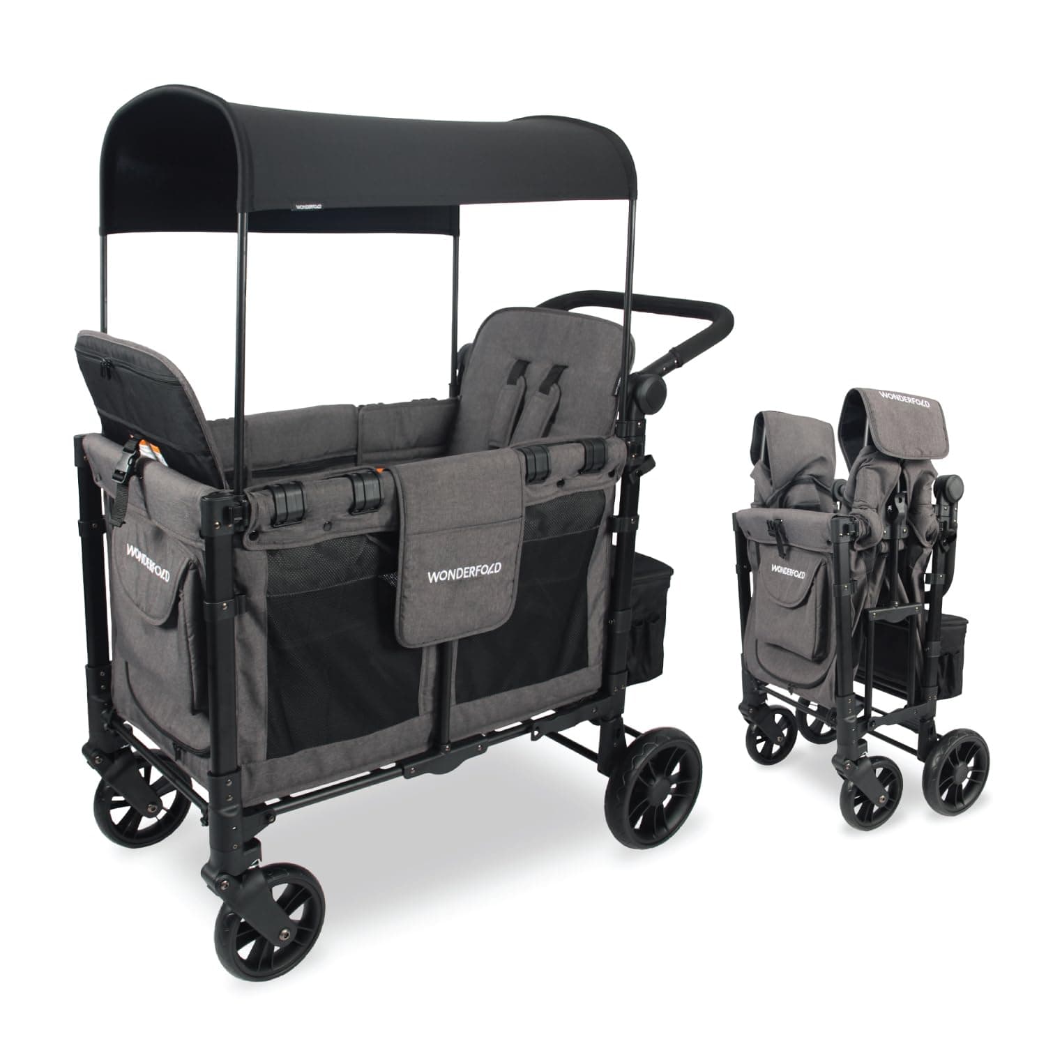 W2 Elite Stroller Wagon Charcoal Grey
