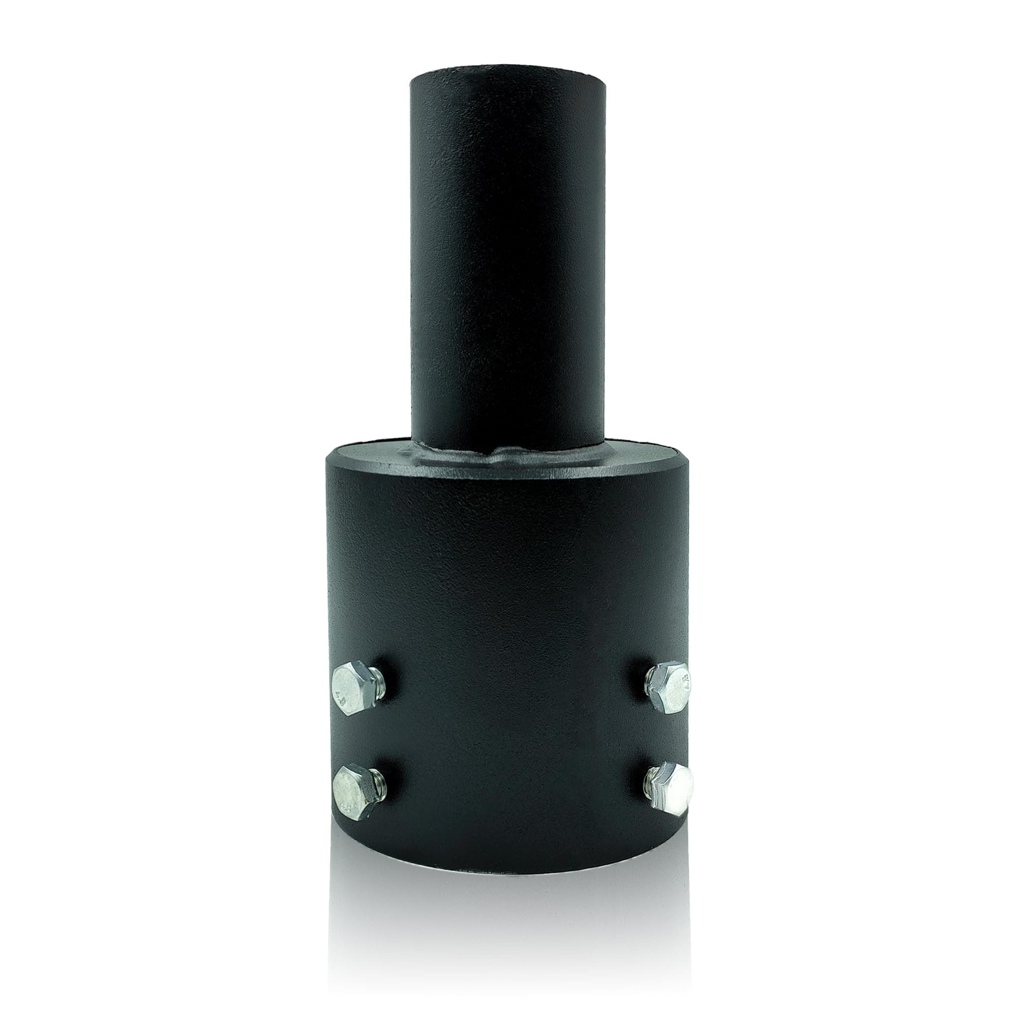 4 Inch Round Pole Tenon Adapter, Heavy Duty 2 3/8 Lights Pole Adapter