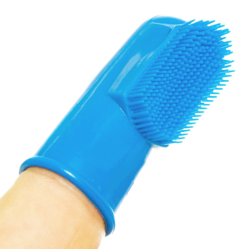 Pet Republique Dog Finger Toothbrush Set of 6 - Dental Hygiene Brushes for Small to Large Dogs, Cats, and Most Pets - Small Size Finger Opening