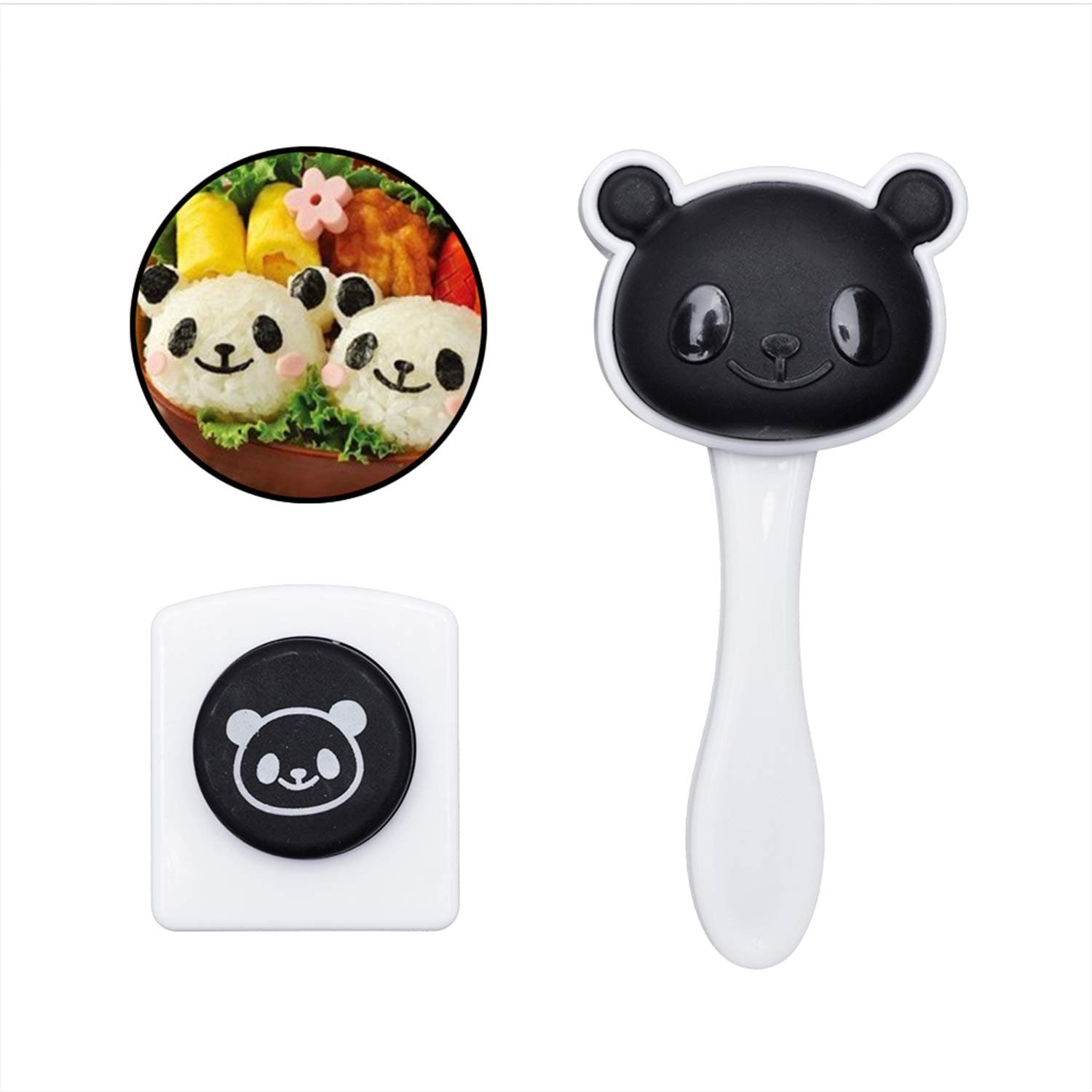 Rice Ball Mold Maker Panda Sushi Rice Mold for Kids Onigiri Rice Ball Seaweed Cutter Mould Kitchen Cooking Tool Bento Accessories