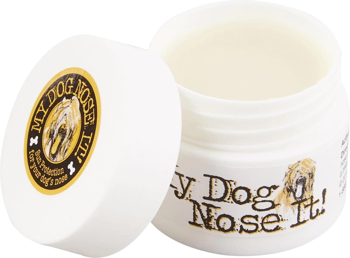 Moisturizing Sun Protection Balm for Dogs Noses - Protect Your Dog from Harmful UVA/UVB Rays .5 Ounce