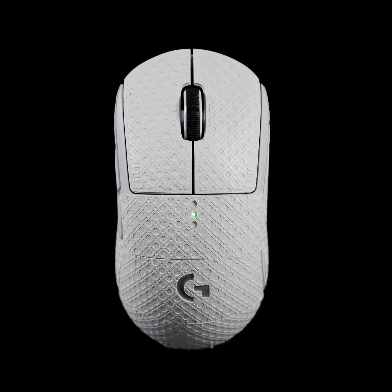 Anti-Slip Grip Tape for Logitech G Pro X Superlight 1 & 2 | Pre-Cut Leather Mouse Skins | Sweat-Absorbent & Easy Installation White Full Cover 0.3mm