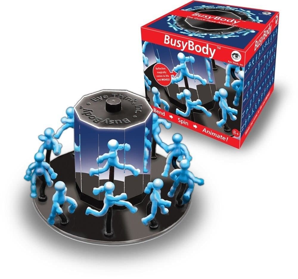 Eye Think BusyBody Stop Motion Animation Toy | 10 Bendable Figures Instantly Come to Life| Become a Stop Motion Animator | Suitable for Ages 8 and Up