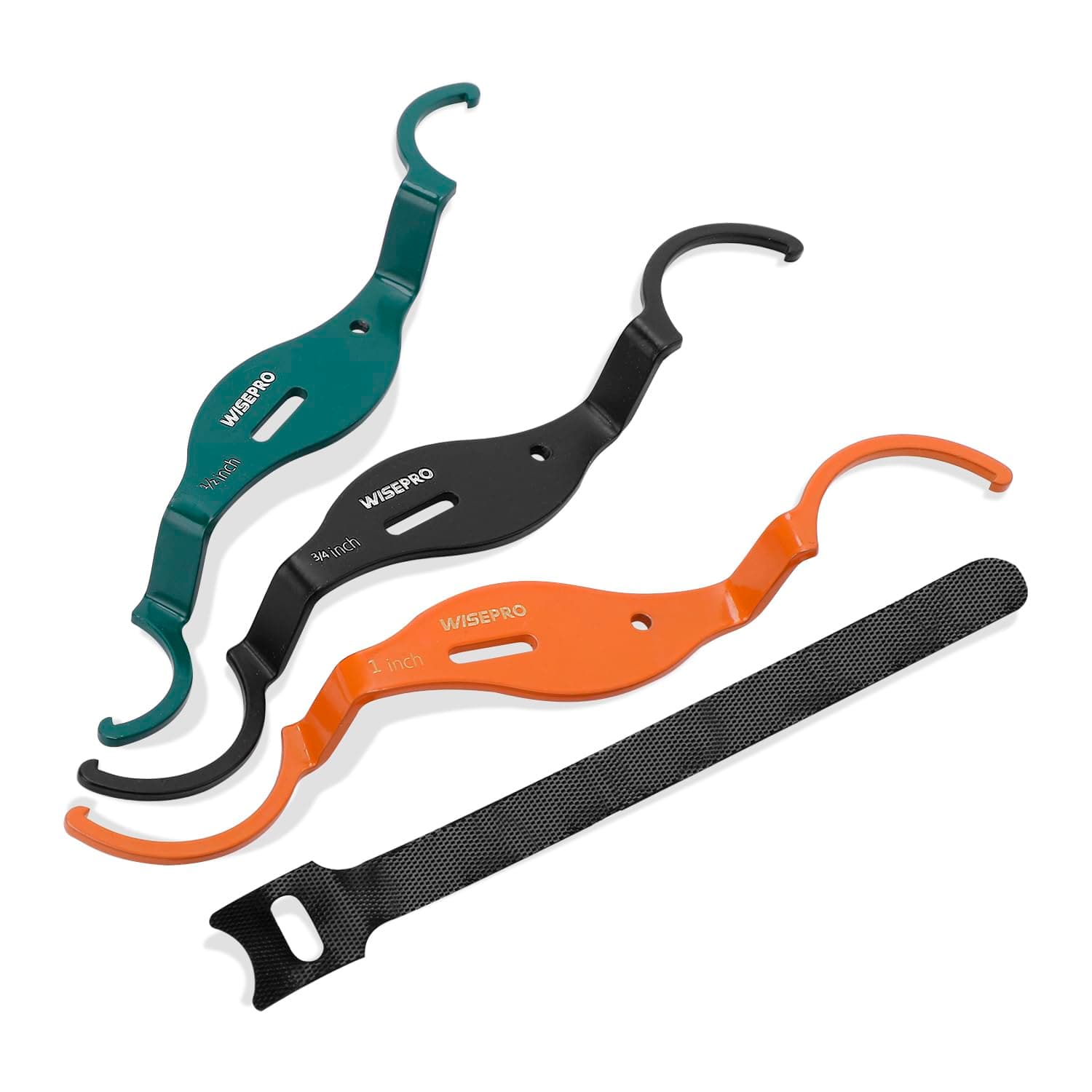 3 PCS Lockout Wrench Kit, Conduit Lockout Wrench Set, ½ & ¾ & 1 Inch Metal Steel Construction Spanner Wrench, Offset Bends, Loosen/Tighten Locknuts in Tight Spaces.