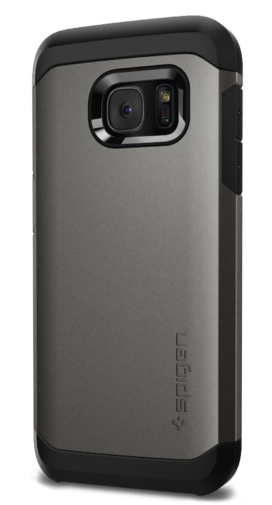 Spigen Tough Armor Galaxy S7 Case With Extreme Heavy Duty Protection And Air Cushion Technology For Samsung Galaxy S7 2016 - Gunmetal
