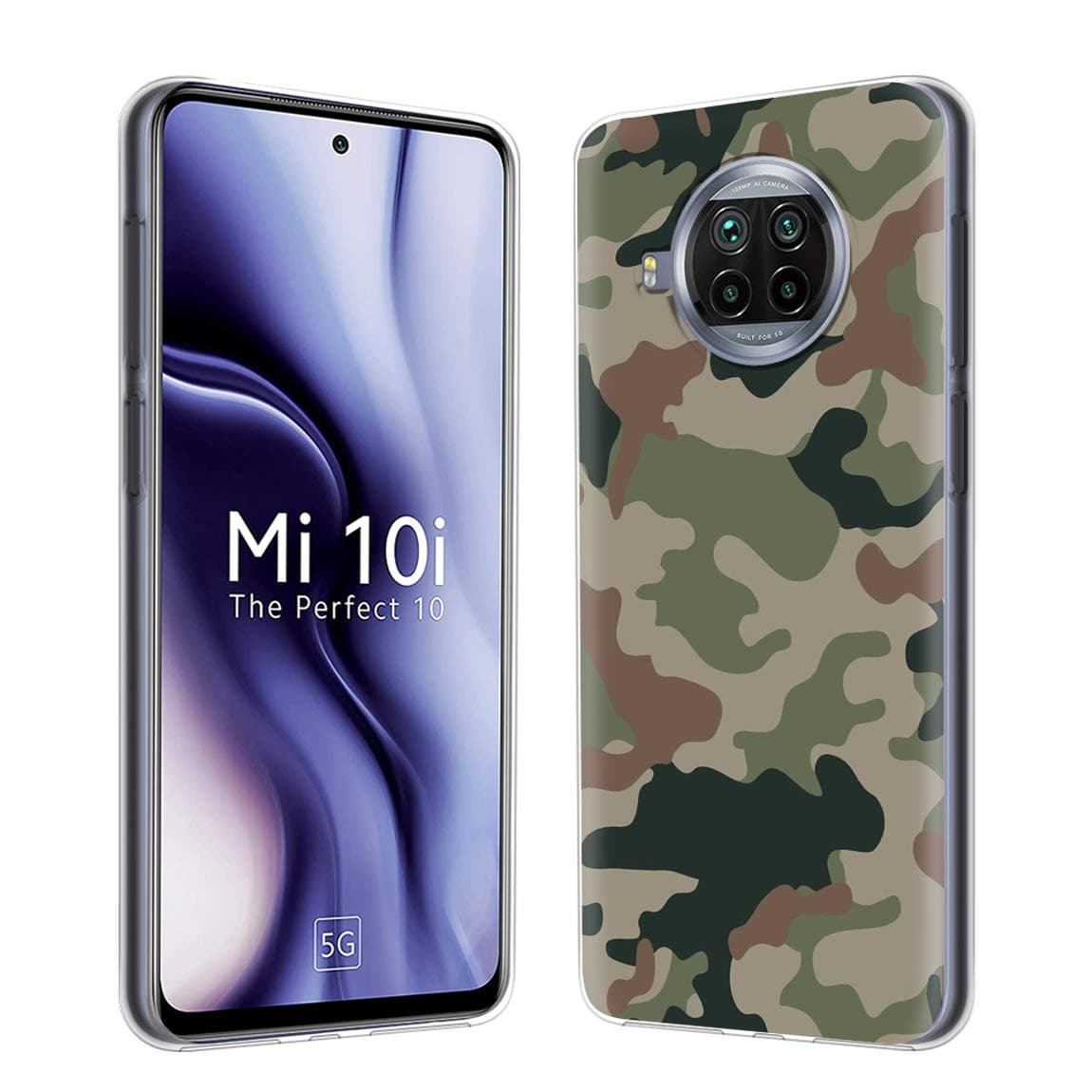 Fashionury Designer Soft Back Cover Case Compatible for Xiaomi Mi 10i 5G/ Mi 10i 5G -D033