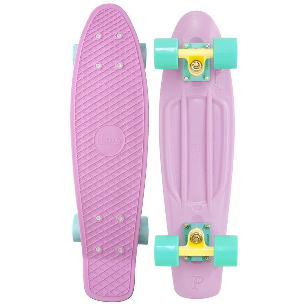 Penny Pastel Complete Skateboard, 22-Inch, Lilac/Lemon/Mint