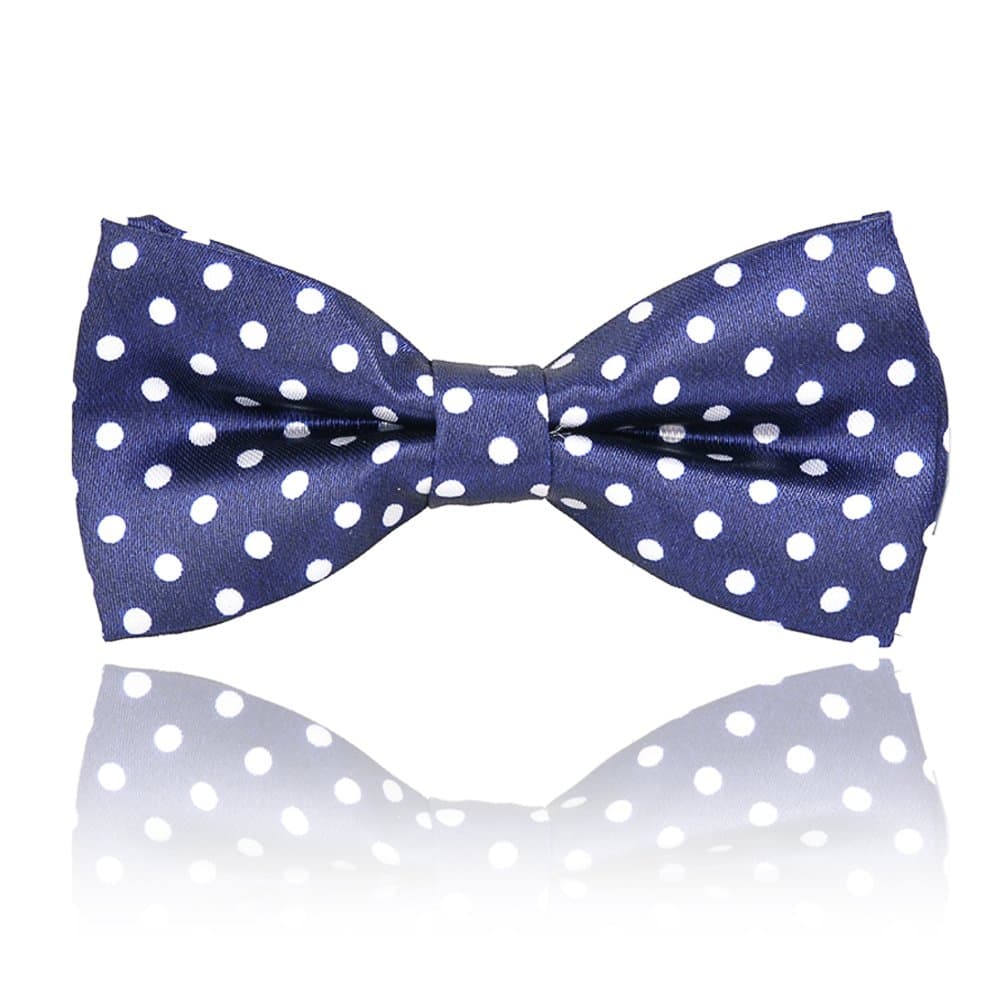 FDDealz - Kid's Fashion Handsome Style Spot Satin Bow Tie Cravat Spot Printed