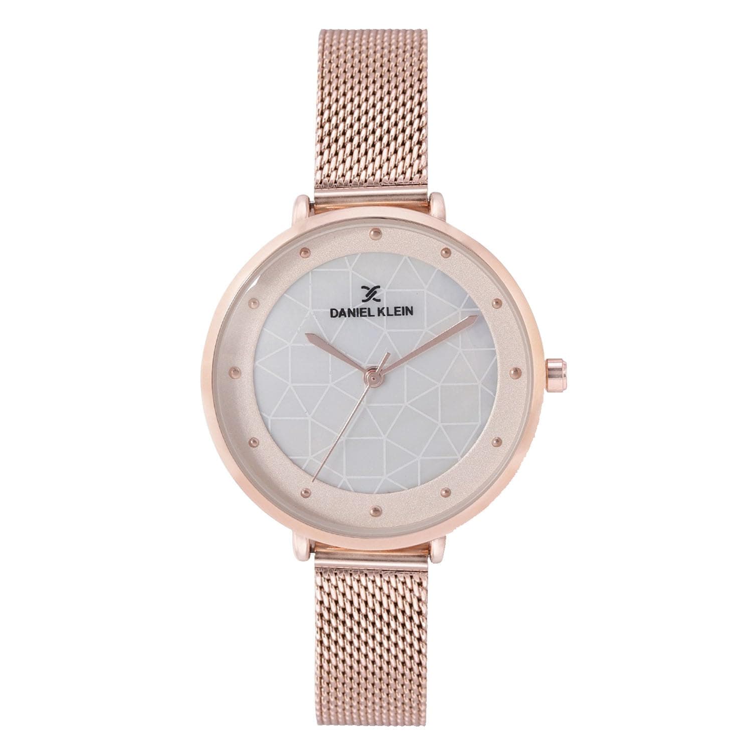 Daniel Klein Analog Rose Gold Dial Women's Watch-DK11540-3