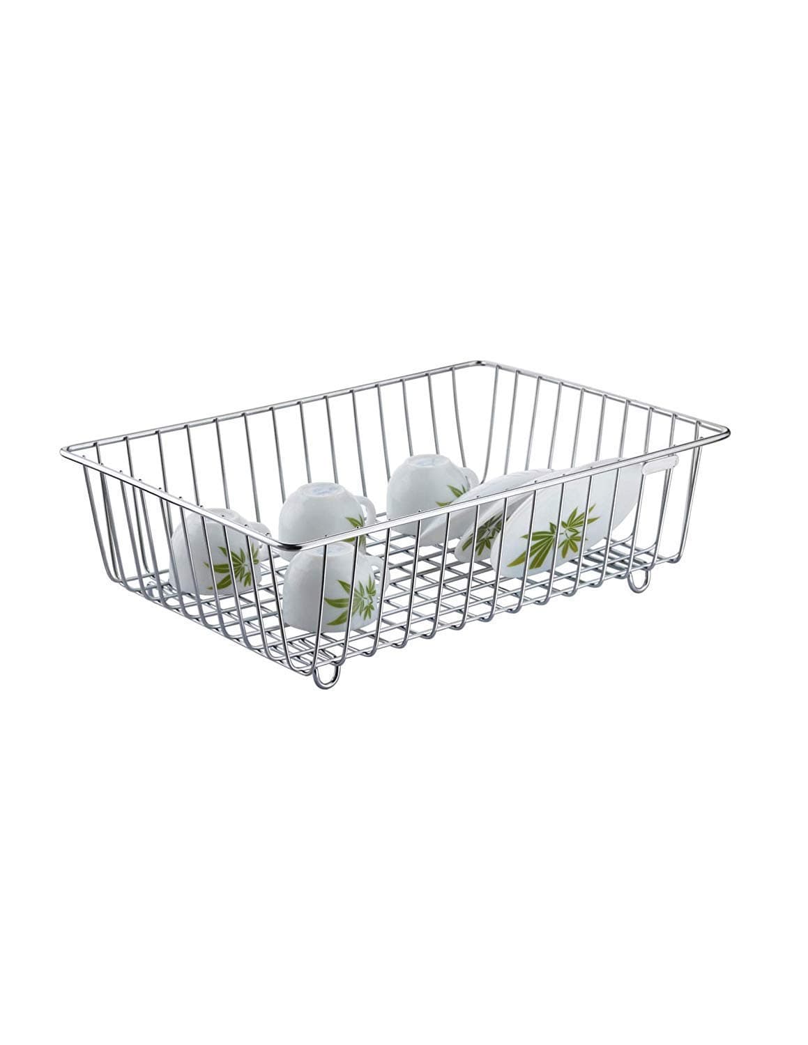 Stainless Steel Dish Drainer, Platform Basket/Dish Drainer for Kitchen-Small