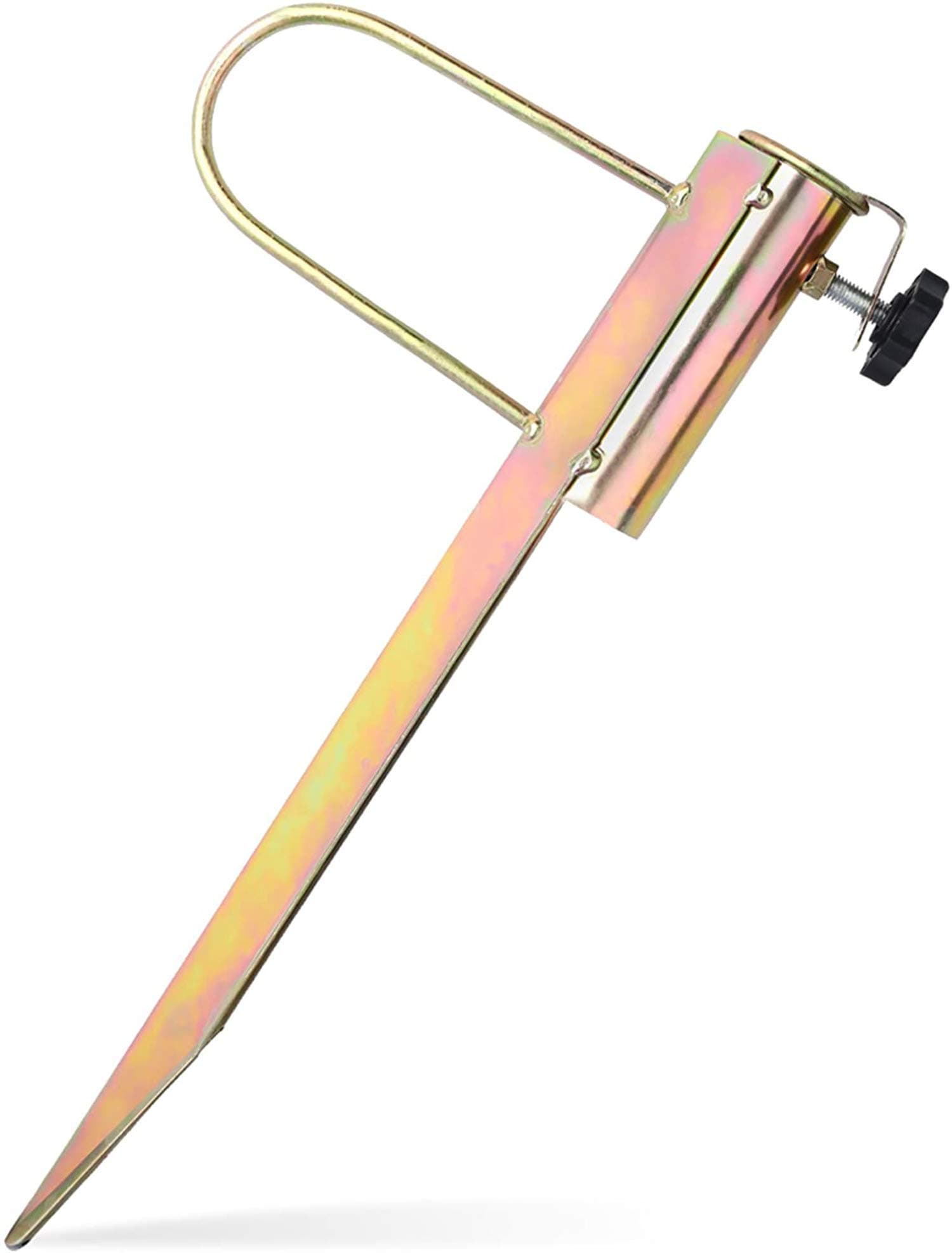 Parasol Umbrella Holder, Beach Umbrella Screw Sand Anchor Stand Holder, One Size Fits All, for Beach Yard Outdoor Camping with Adaptor 25-32mm Diameter Adjustable