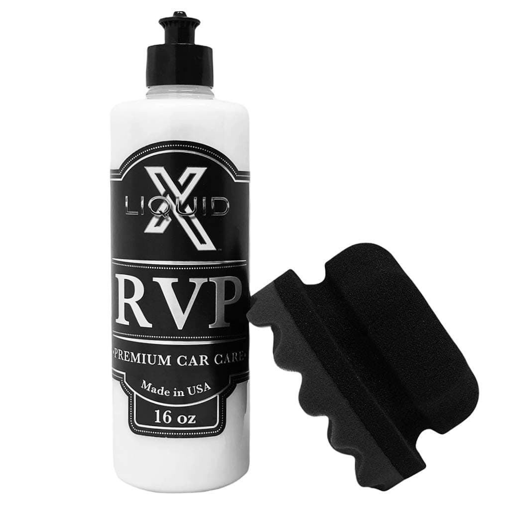 Liquid X Classic R.V.P. Combo - 16oz Rubber, Vinyl, Plastic Dressing & Pro Grip Dressing Applicator - Non-Greasy Finish, Dry to The Touch - Longer Lasting Protection