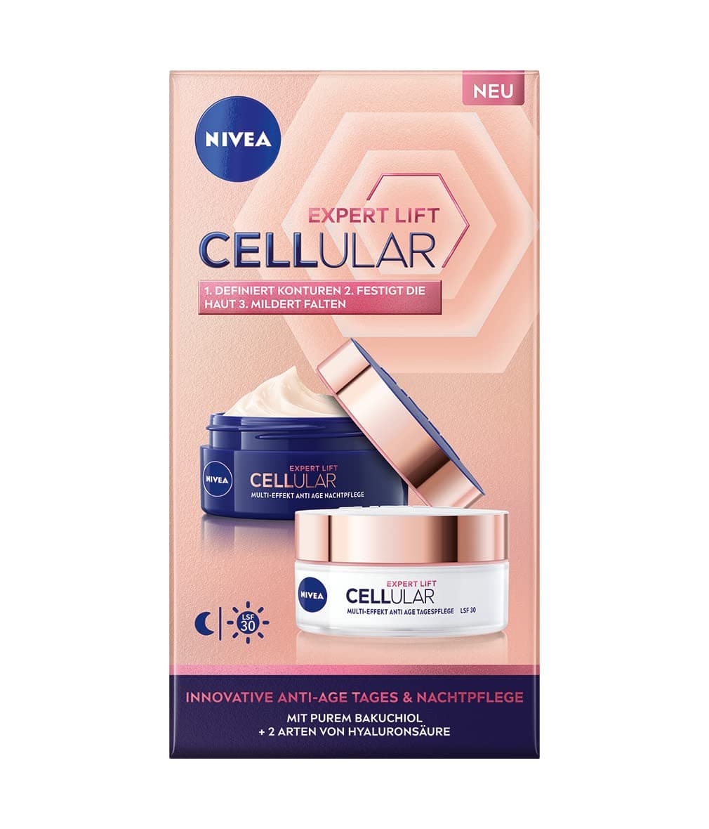 Cellular Expert Lift Multi-Effect Anti-Age Care Set Day & Night Cream Moisturising Face Care for Firm and Younger Looking Skin