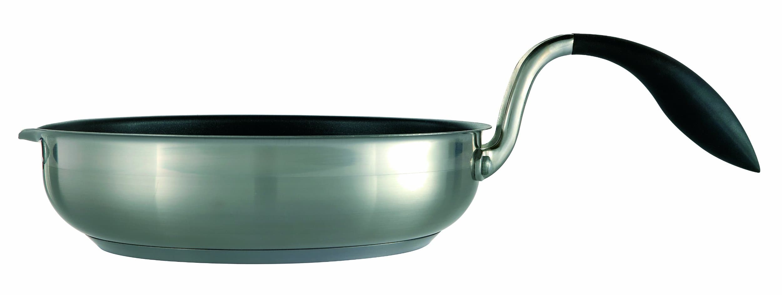 Axio 432530 Frying Pan 26 cm Stainless Steel 18/0 Suitable for All Cookers Including Induction