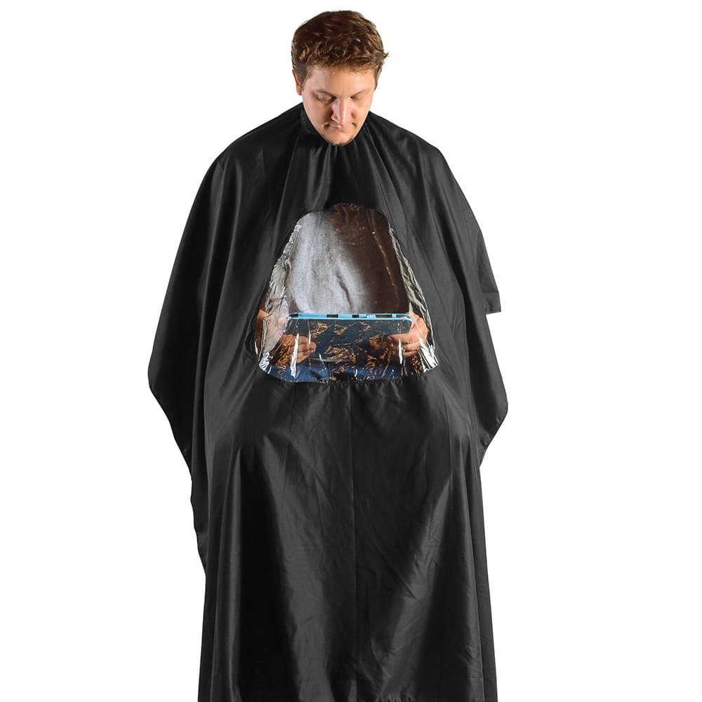 ToNi Professional Salon Cape - Barber Gown - Hair cutting & hairdressing - Waterproof with Transparent Window