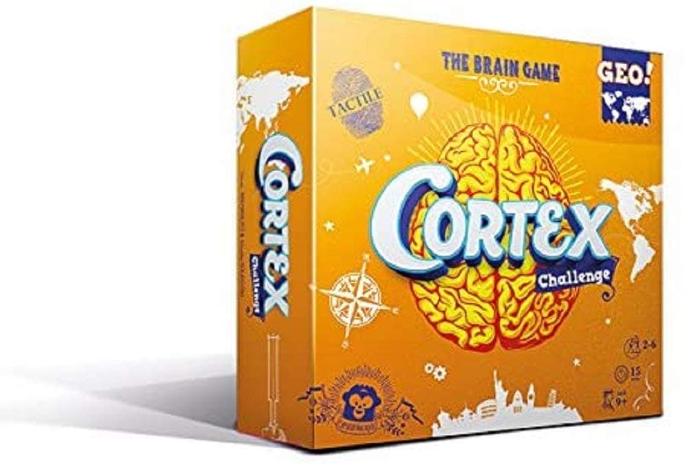 Zygomatic | Cortex Challenge Geography | Challenging Party Card Game | Ages 9+ | 2-6 Players | 15+ Minutes Playing Time