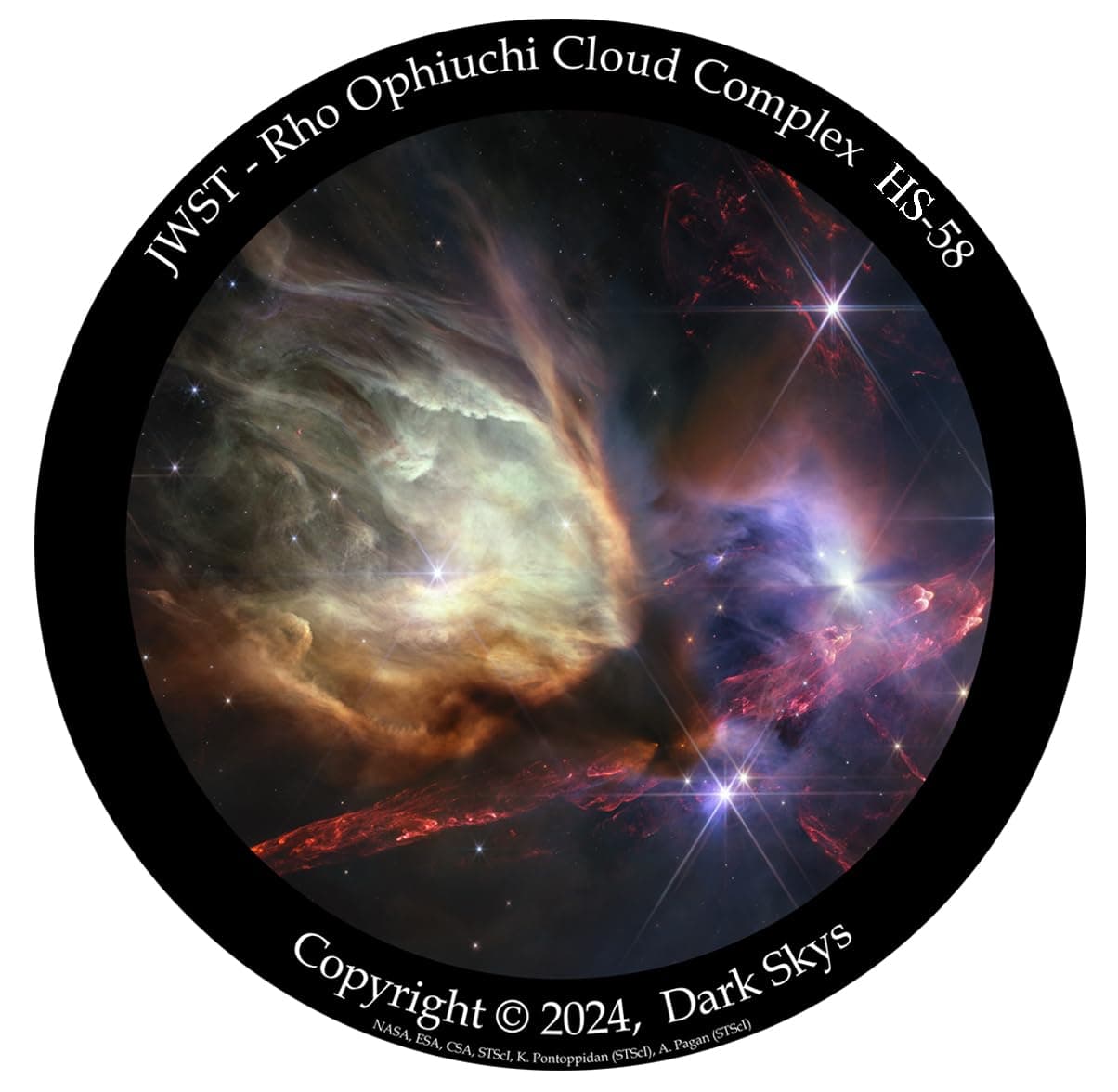 HS-58 Rho Ophiuchi Star disc for the Homestar Flux
