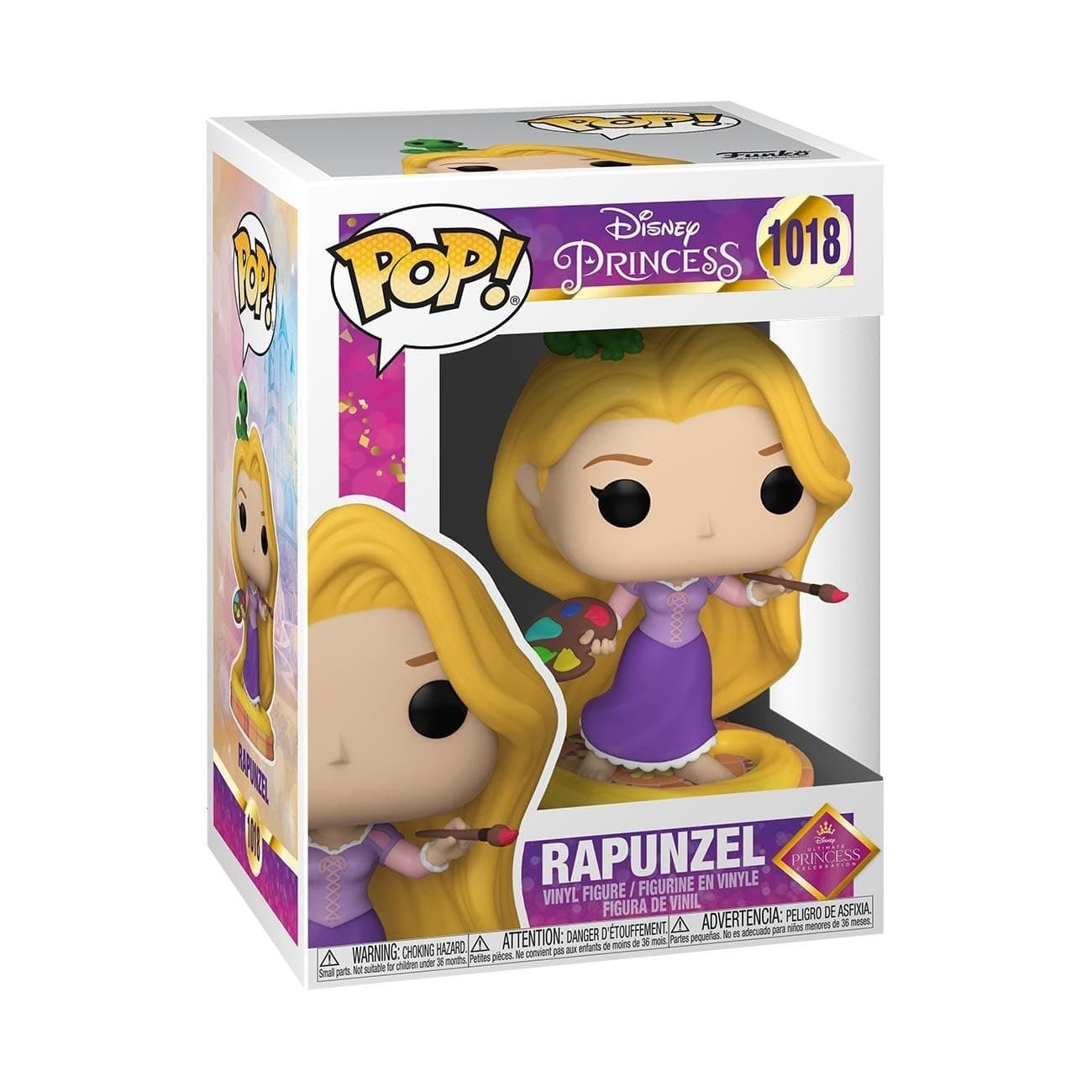 Funko Pop Disney: Ultimate Princess - Rapunzel - Disney Princesses - Collectable Vinyl Figure - Gift Idea - Official Merchandise - Toys for Kids & Adults - Cartoon/Animation Fans