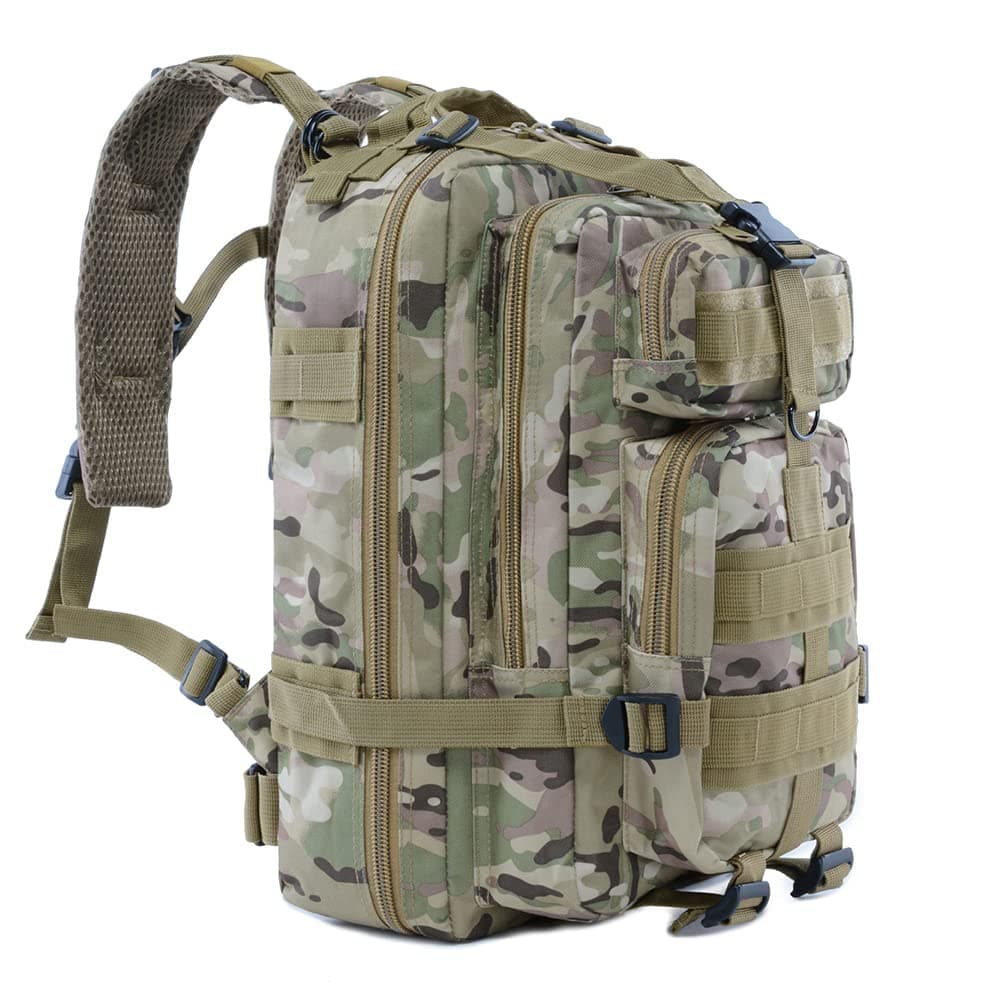 NuCamper 25 * 23 * 45cm Military Tactical Backpack for Men Women Waterproof Molle Shoulder Army Bug Out Bag for Travel Treeking Hunting Hiking Camping Rucksack