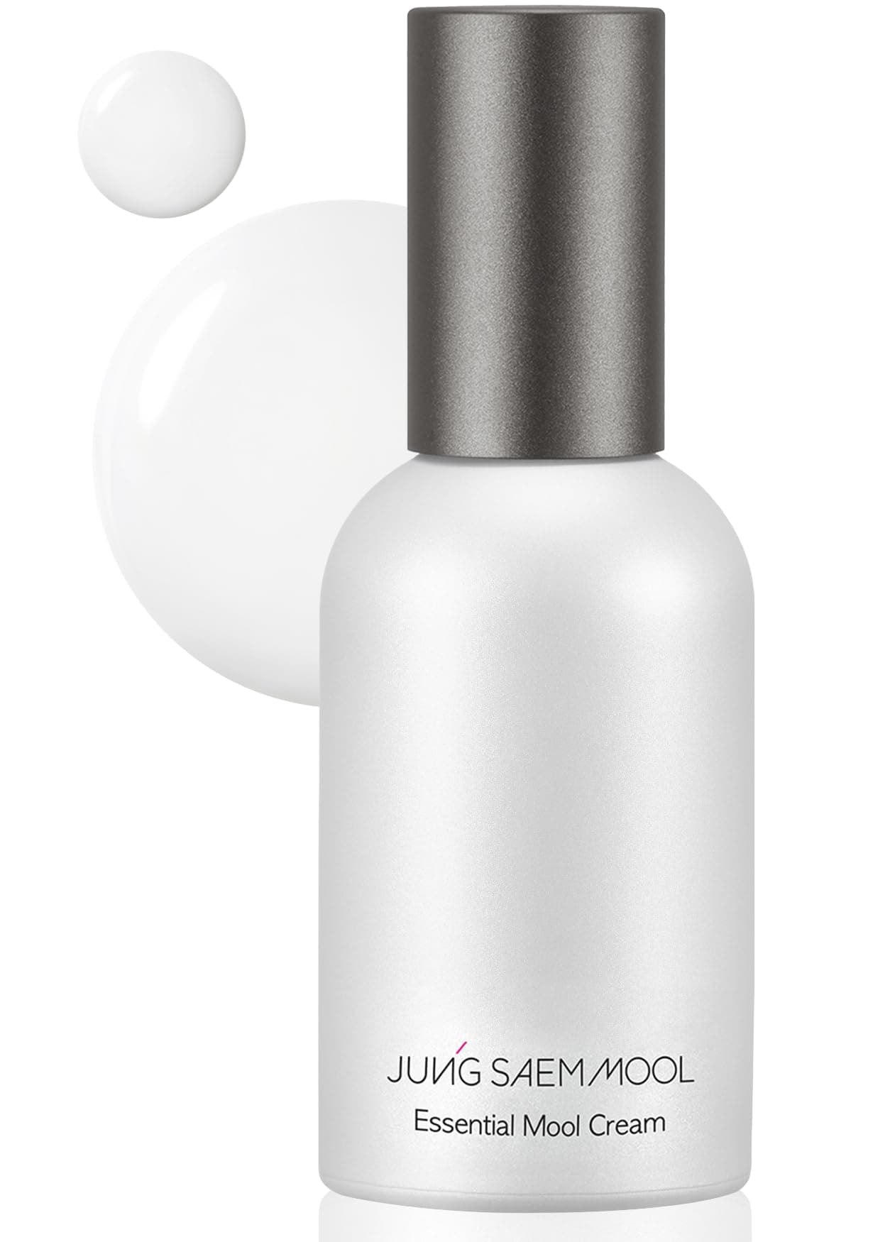 Essential Mool Cream 1.7 Fl Oz, Lightweight Watery Face Cream with Ceramide and Panthenol for Deep Hydration and Radiant Skin, Skin Barrier Support, Korean Foundation Makeup Prep