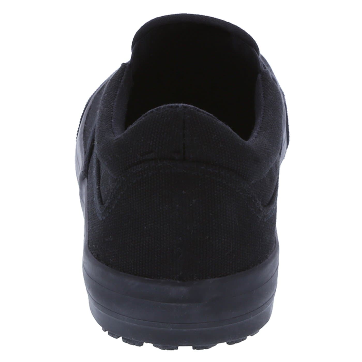 Men's Black Canvas Slip Resistant Ben Twin Gore Slip-On 7 Regular