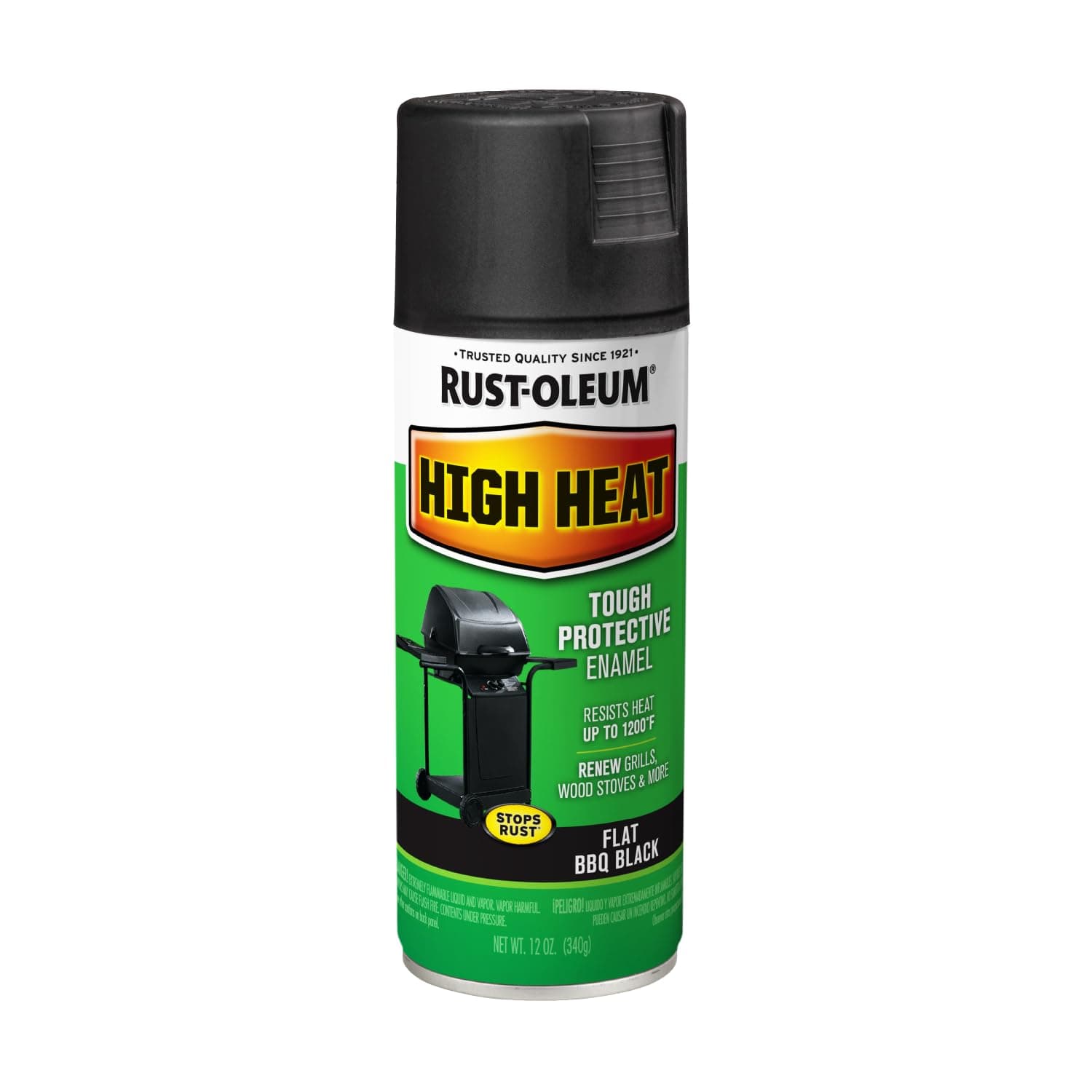 RUSt-OlEUm High Heat Tough Protective Enamel, 7778830,12Oz