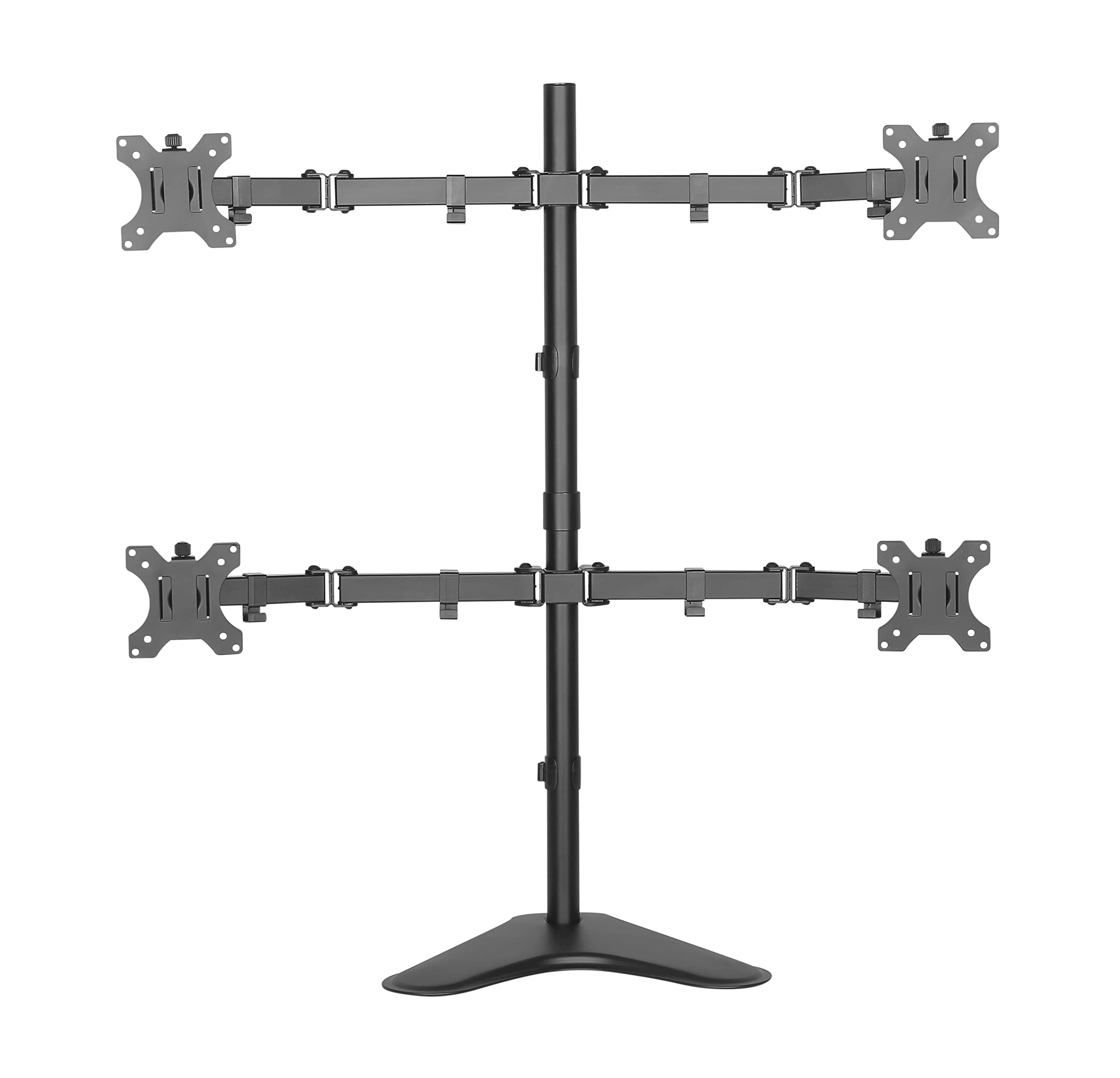 Bramley Power Triple And Quad Monitor Mounts (Quad With Stand BP-SM214D)