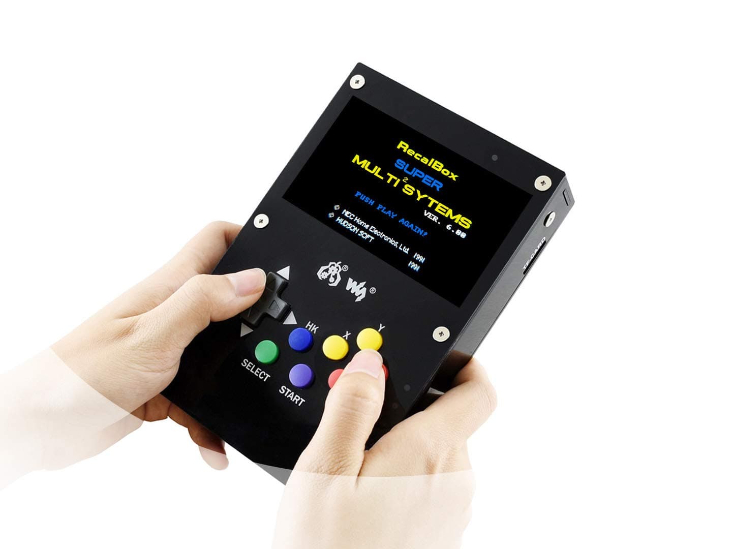 GamePi43 Accessories Classic Portable Retro Video Game Console Compatible with Raspberry Pi 3 B+/3B/2B/B+, with 800×480 4.3inch IPS Display