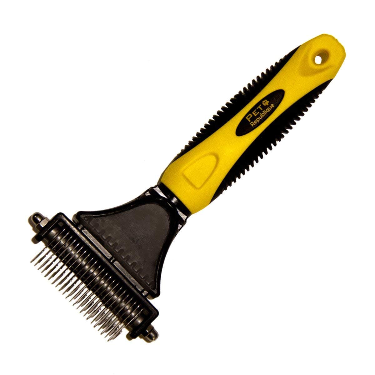 *LAUNCH SALE* Pet Republique ® Professional Dematting Comb Rake - Dual Sided 12+23 Teeth Mat Brush Splitter - for Dogs, Cats, Rabbits, Any Long Haired Breed Pets
