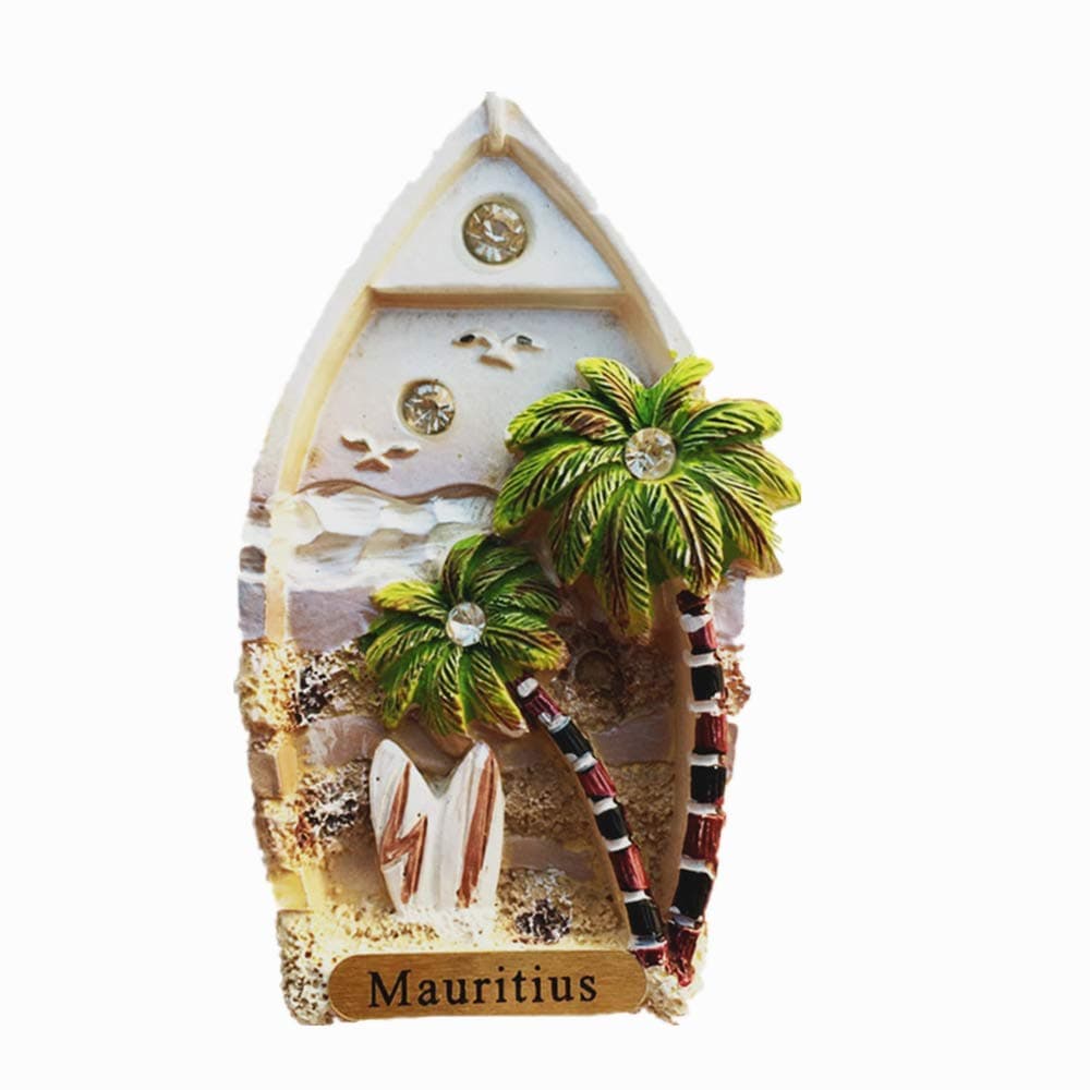 MUYU Magnet 3D Mauritius Fridge Souvenir Gift Refrigerator Decor ic Sticker Collection