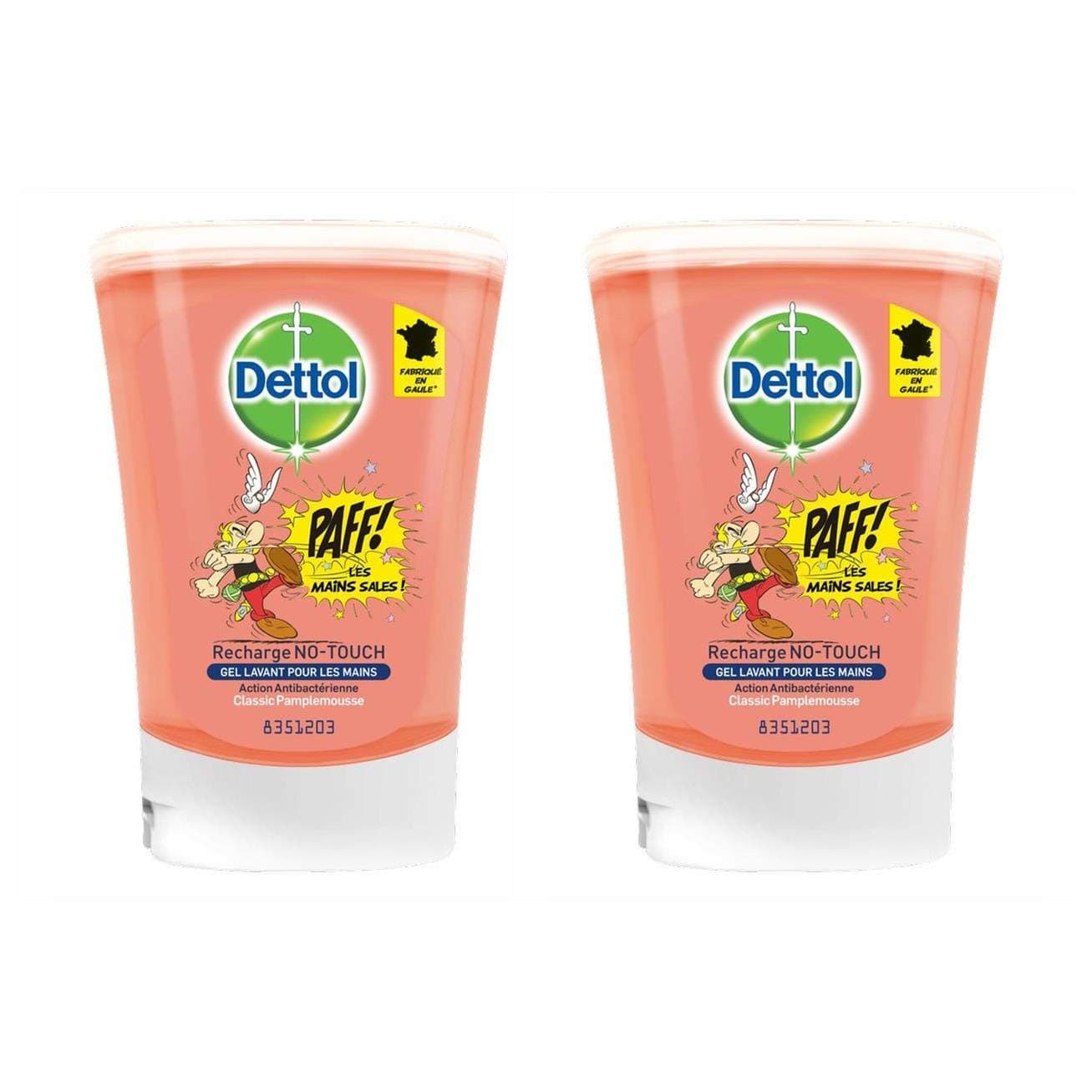 Refills for Dettol No Touch Classic Automatic Soap Dispenser 250 ml - Pack of 2