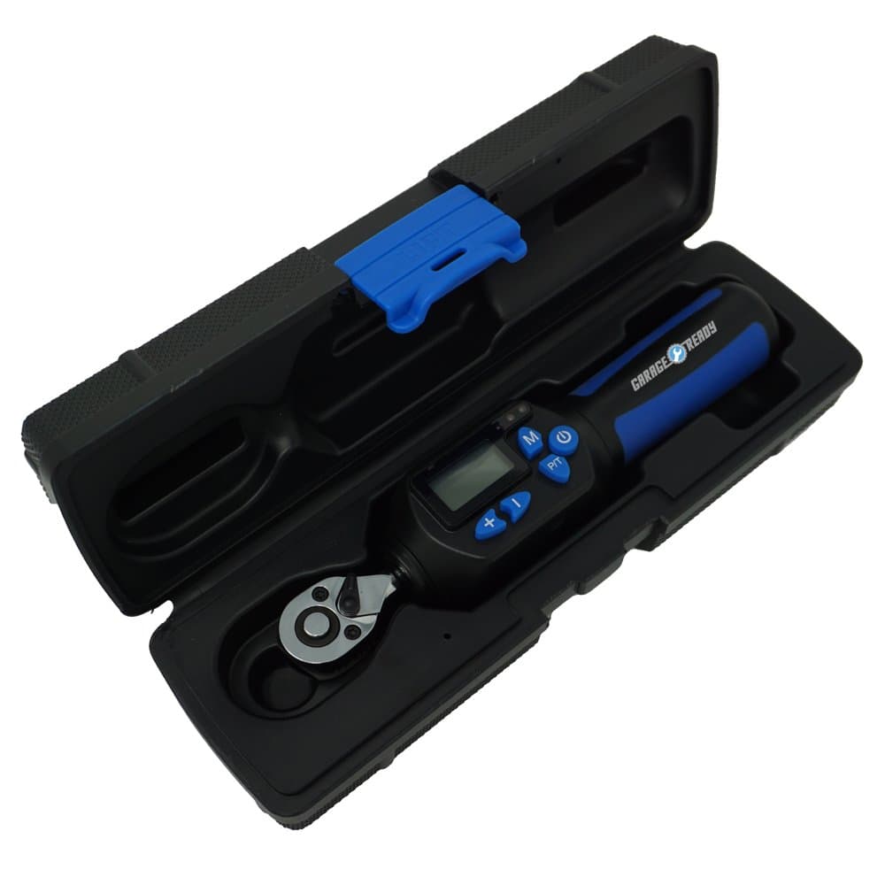 Digital Torque Wrench - (4 to 22 ft-lbs) (48-264 in-lbs) (5 to 30 Nm) +/- 2% Accuracy (1/4-Inch Drive)