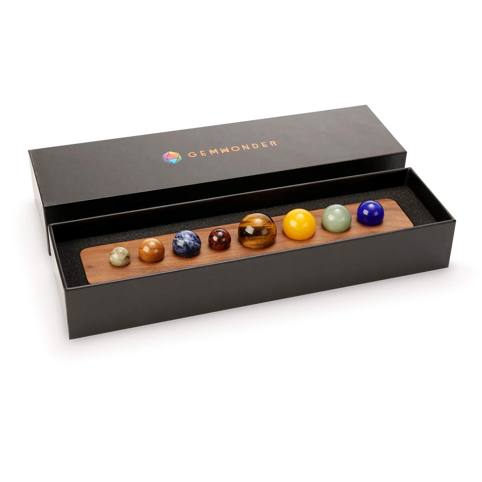 NEWBI Tong Yue The Eight Planets Guardian Star Natural Stone Desktop Decorations