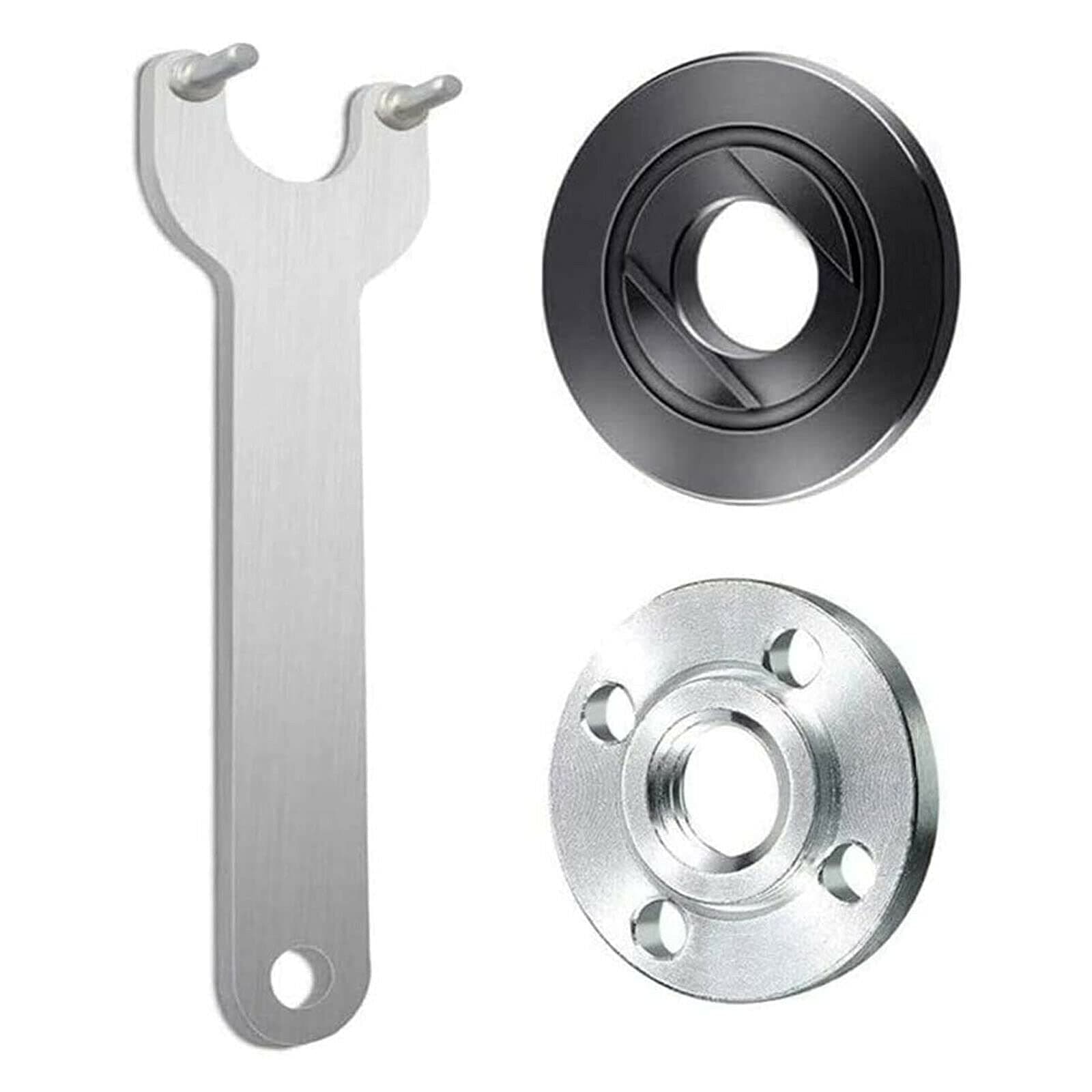 L J Metal Grinder Flange Lock Nut Wrench Kit Fit for Dewalt Milwaukee Makita