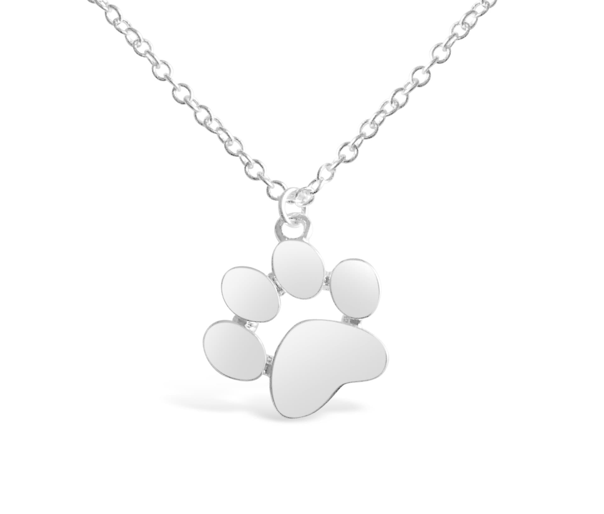 Rosa VilaRosa Vila Paw Print Necklace, Paw Necklace, Dog Necklace, Dog Jewelry for Women, Dog Paw Necklace, Dog Pendant, Dog Necklaces for Women