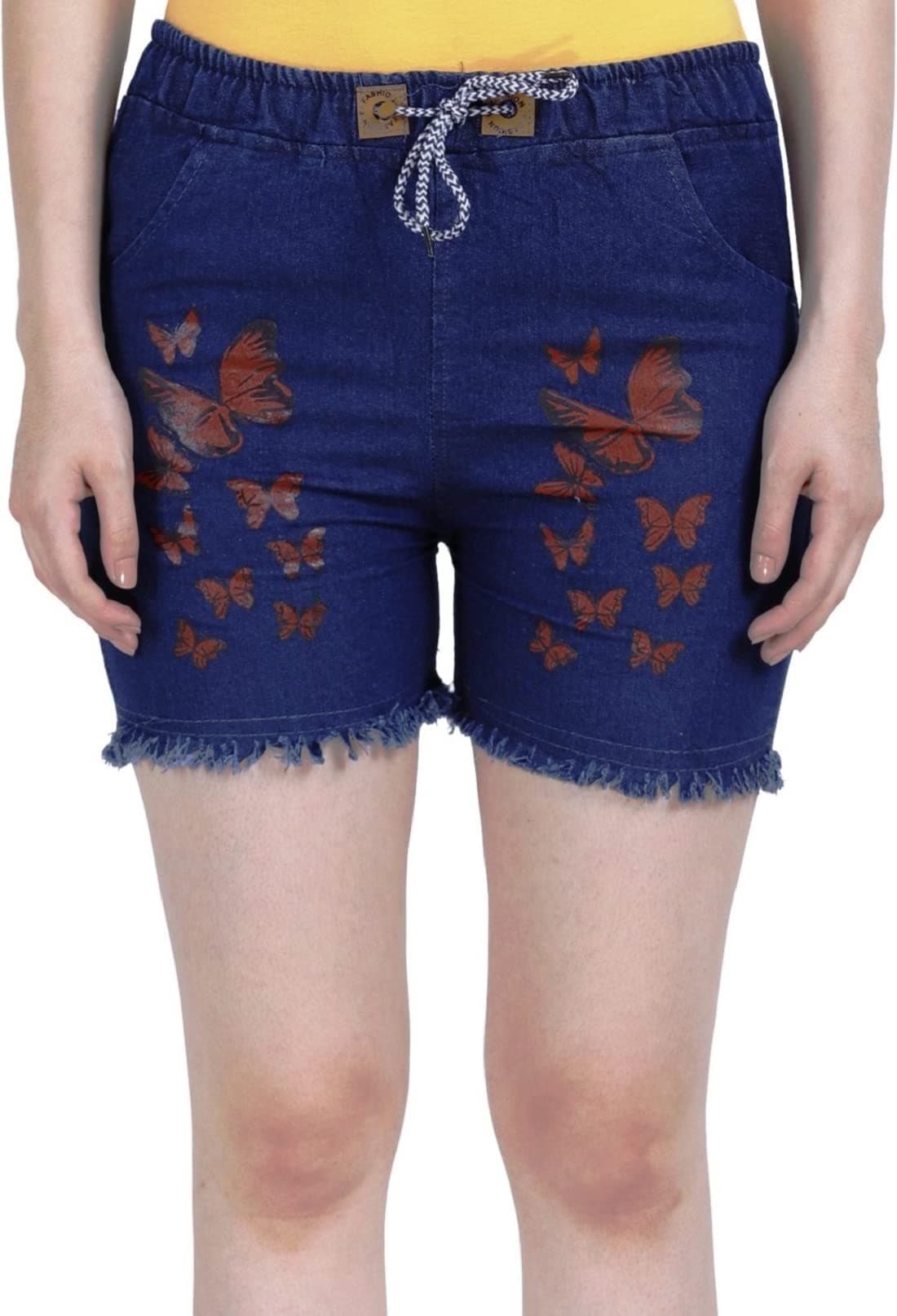FABS COLLECTIONDenim Shorts for Girls (,)