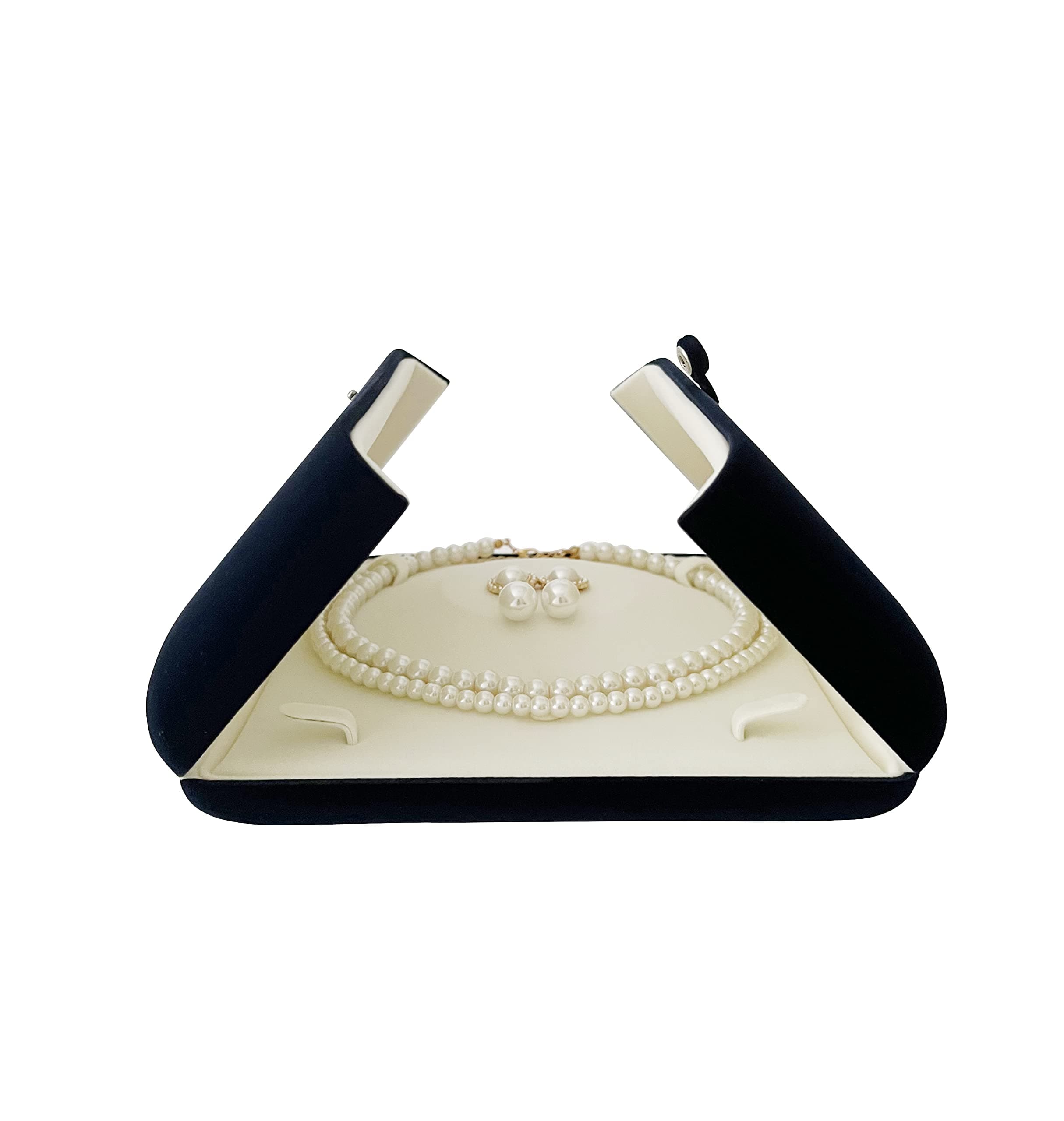 Svea Display Premium Grade High End Presentation Blue Velvet Jewelry Box for ...