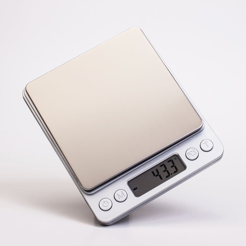 Digital Kitchen Scale 2kg/0.1g Food Scale(Sliver)