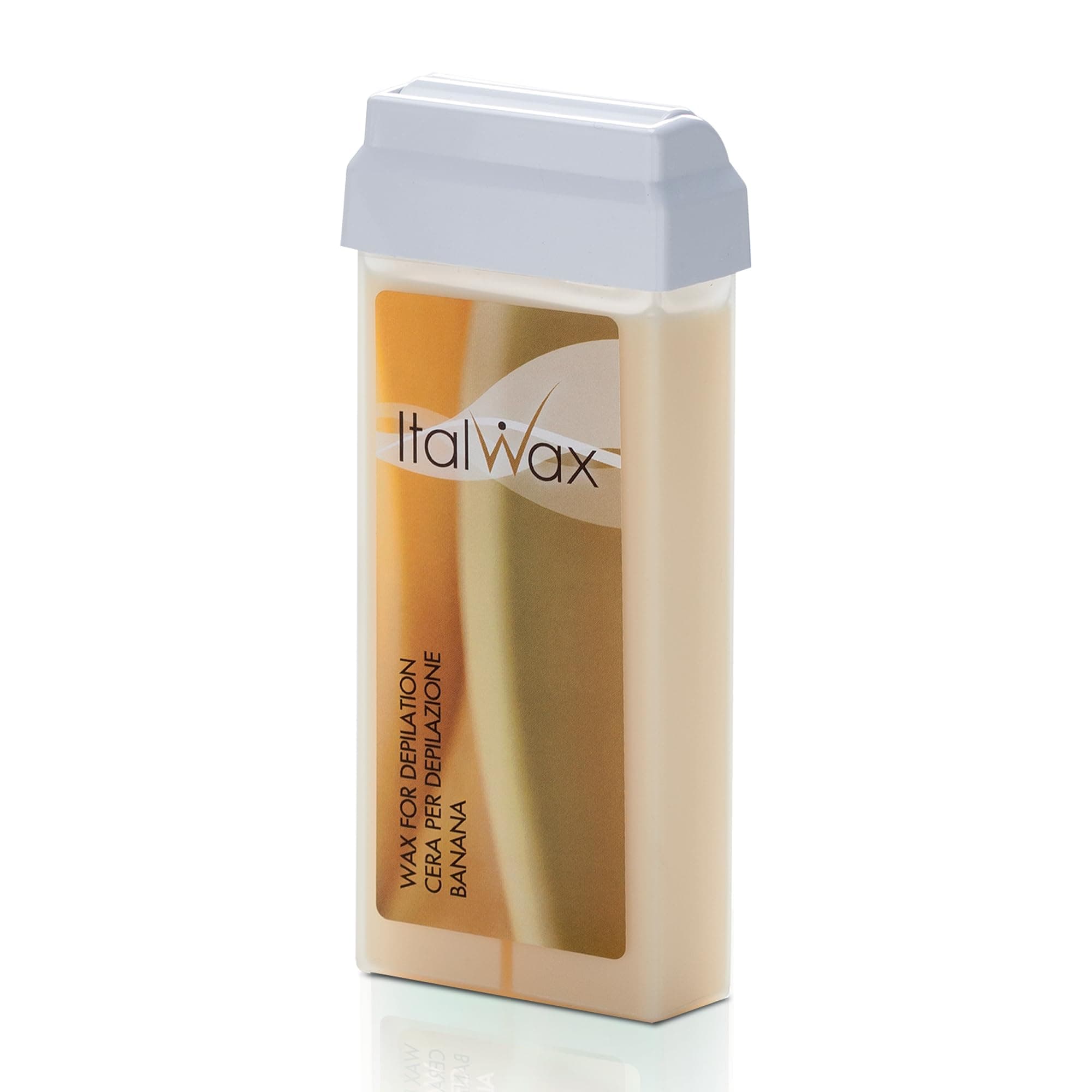 Italwax Classic Roll-On Wax Cartridge – Pack of 6 x 100ml – Banana Formula – Gentle on All Skin Types – For Professional and At-Home Use