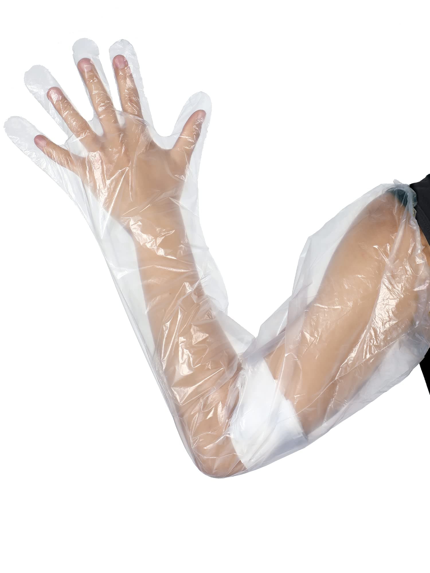 Sosation 50 Pcs Waterproof Arm Cast Cover for Shower Bath, Arm Cast Sleeve Protector, Adult Long Cast Bandage Protector Bag Covers for Shower Broken Wound Wrists Elbow(35.4 Inch)