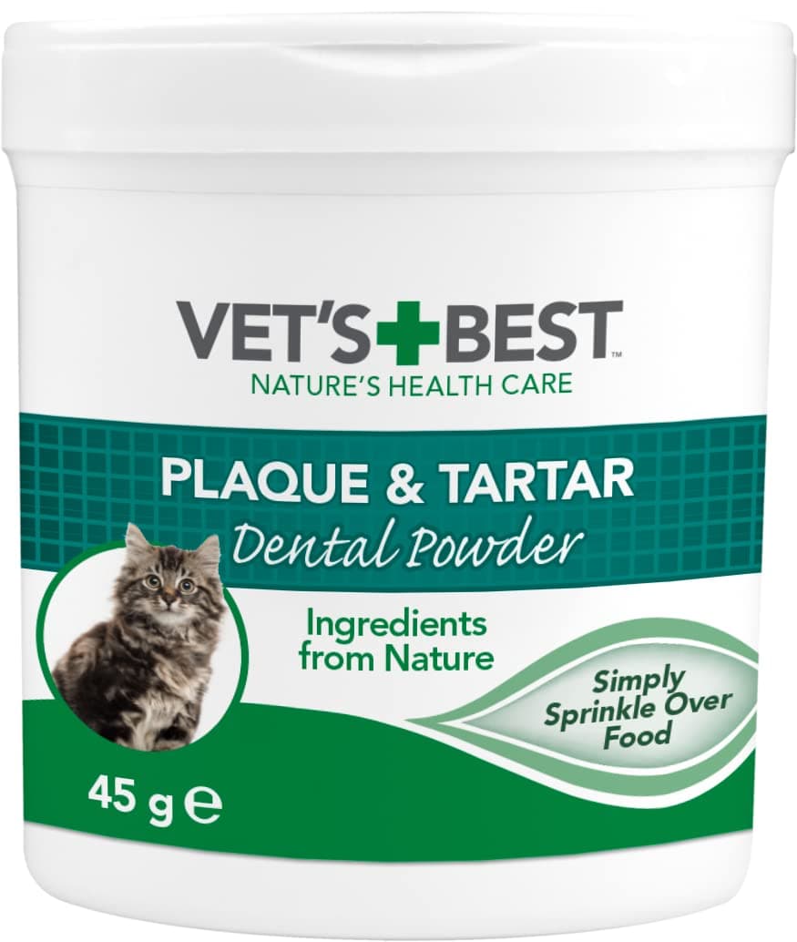 Natural Dental Powder for Cats | Clean Teeth and Fresh Breath - 45g