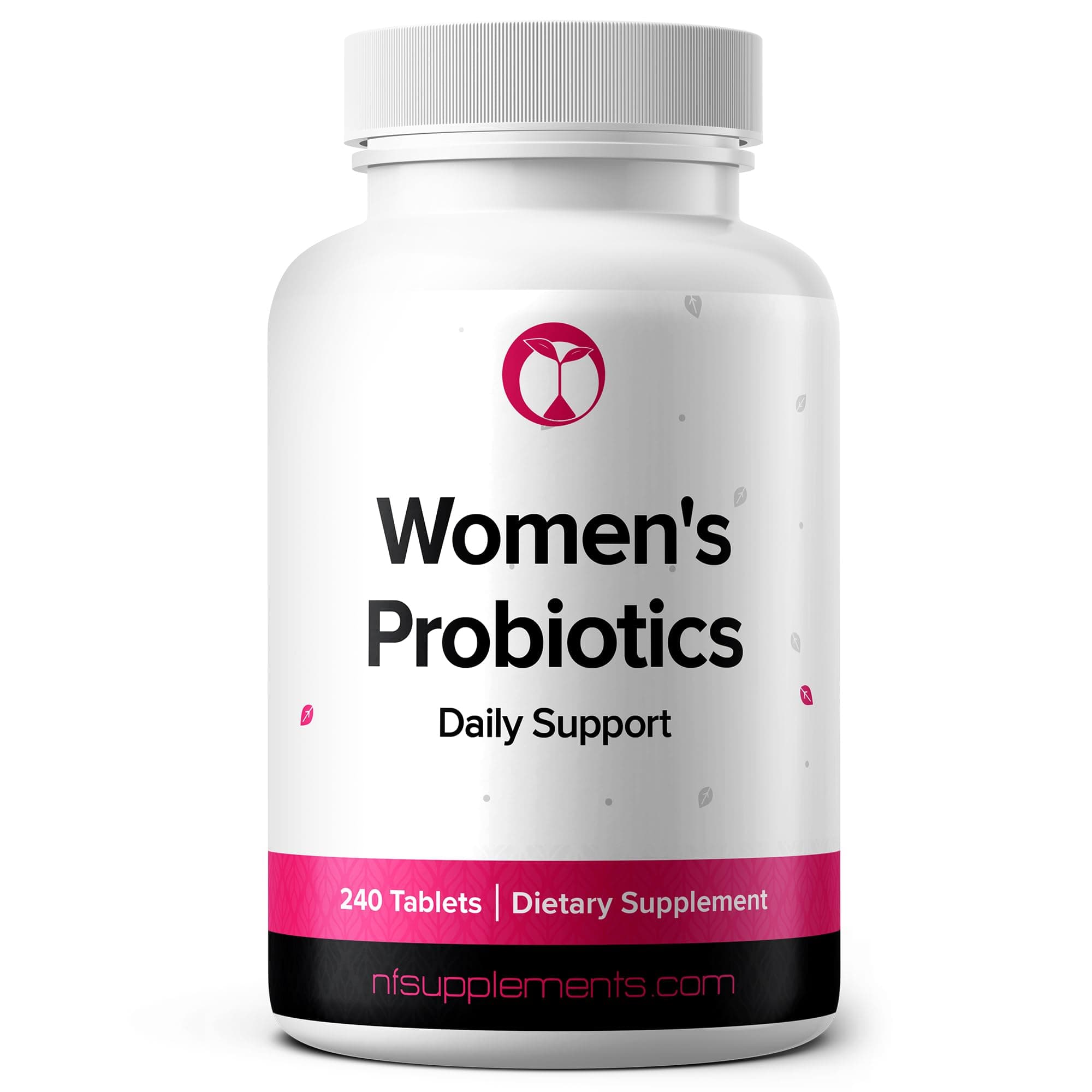 Natural Foundation Supplements Probiotics for Women Supplement Supports Vaginal & Digestive Health 240 Tablets 3 Billion CFU (240, Women's Probiotics)