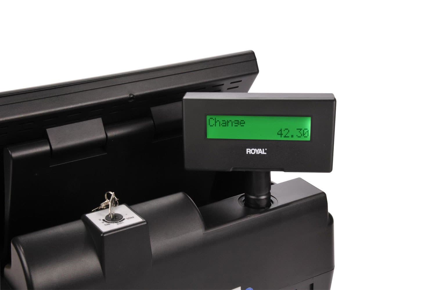 Royal TS1200MW Touchscreen Cash Register with 12" LCD Screen