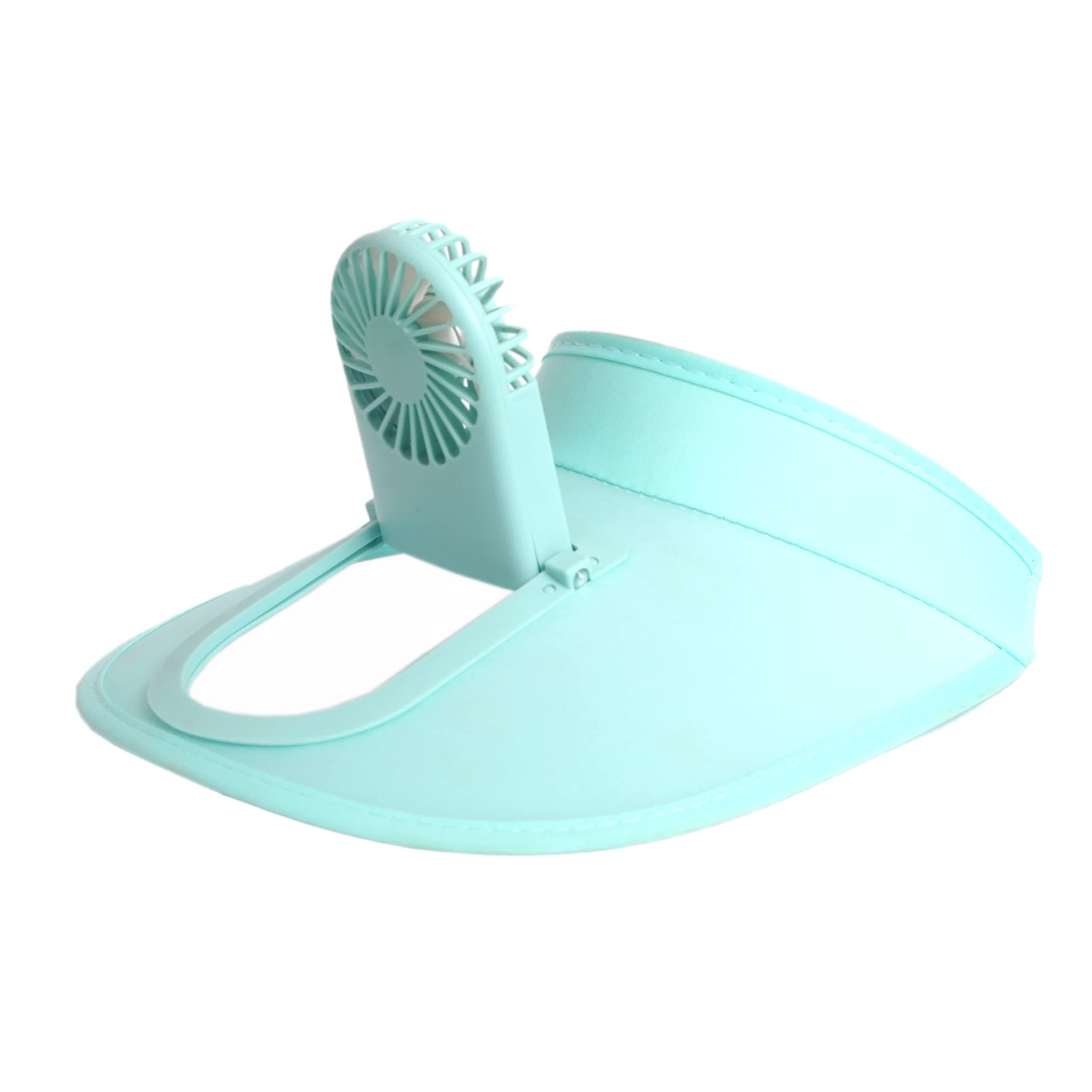 VKEDASun Visors Hat with Fan for Women - Fan Visor Hat