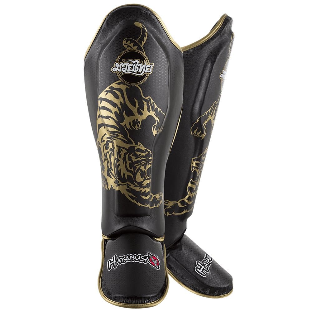 Hayabusa Muay Thai Shin Guards, Black, X-Large