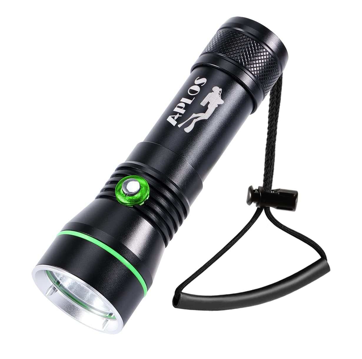 APLOS AP30 3000lm Diving Flashlight with 3 Modes, Power Indicator, IPX8 Waterproof Professional Rechargeable Dive Light