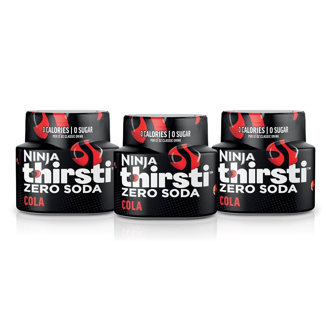 Ninja Thirsti WCFCOLAAM Flavored Water Droplets, Zero Soda Cola, Classic Soda Flavors, Spicy or Silent, No Calories, No Sugar, Makes 17 12oz Drinks