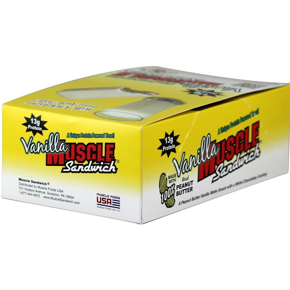 Costa: Muscle Sandwich Bar Vanilla 12 ct