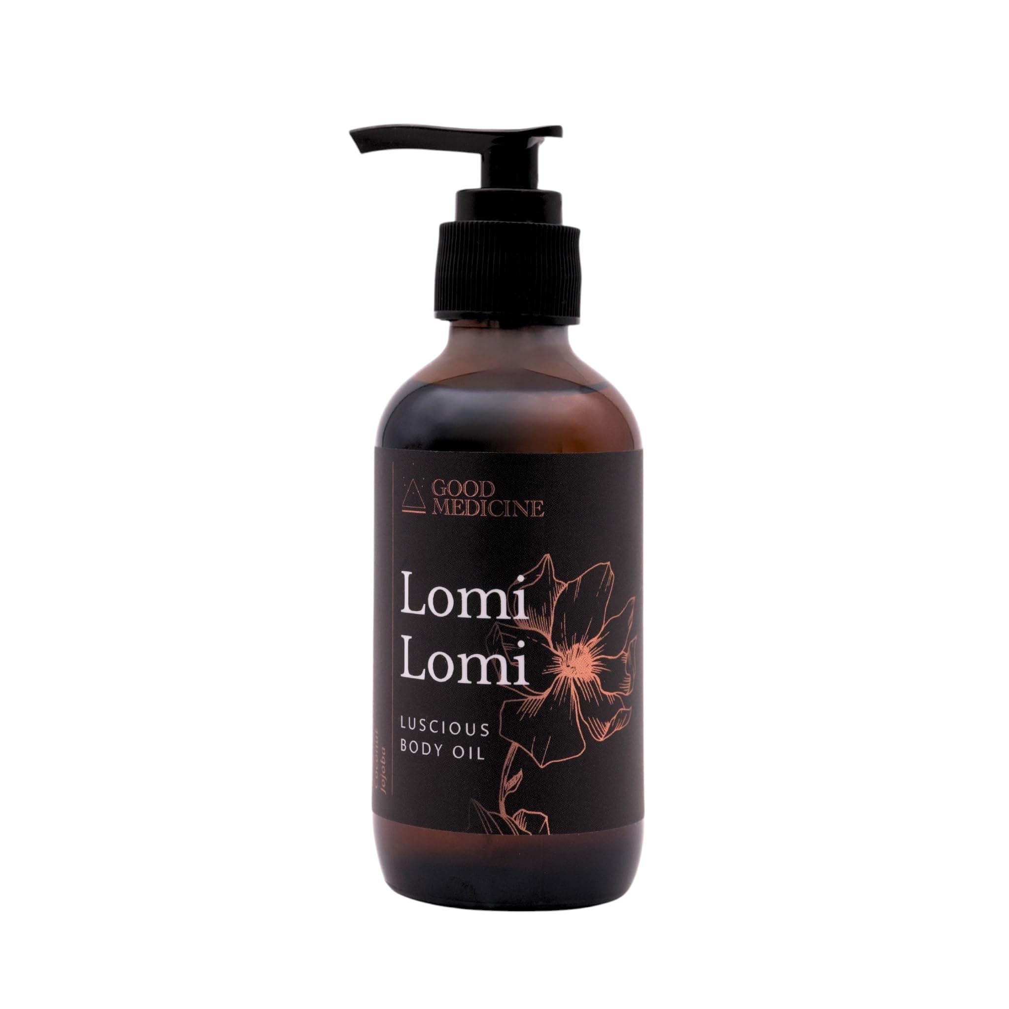 Lomi Lomi Luscious Body Oil for Dry Skin - Deeply Hydrating Massage Oil with Magnolia and Coconut. Natural Moisturizing Properties. Non-Greasy Formula - Skincare for Women and Men (4 oz)